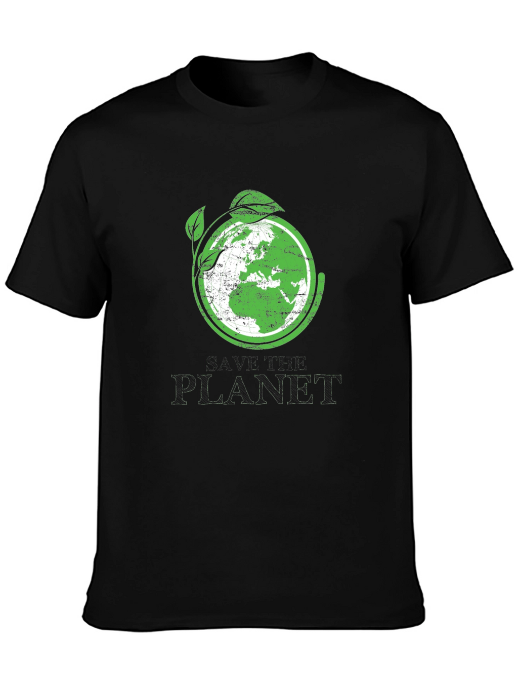 Planet Earth Green Graphic T-Shirt