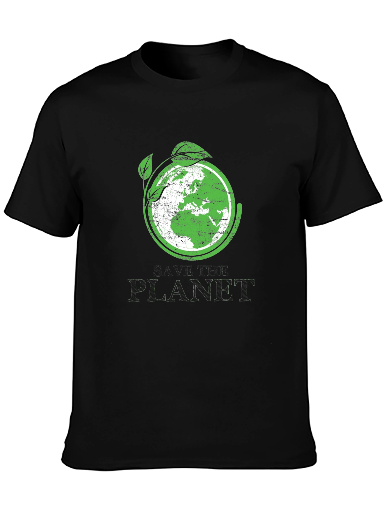 Planet Earth Green Graphic T-Shirt