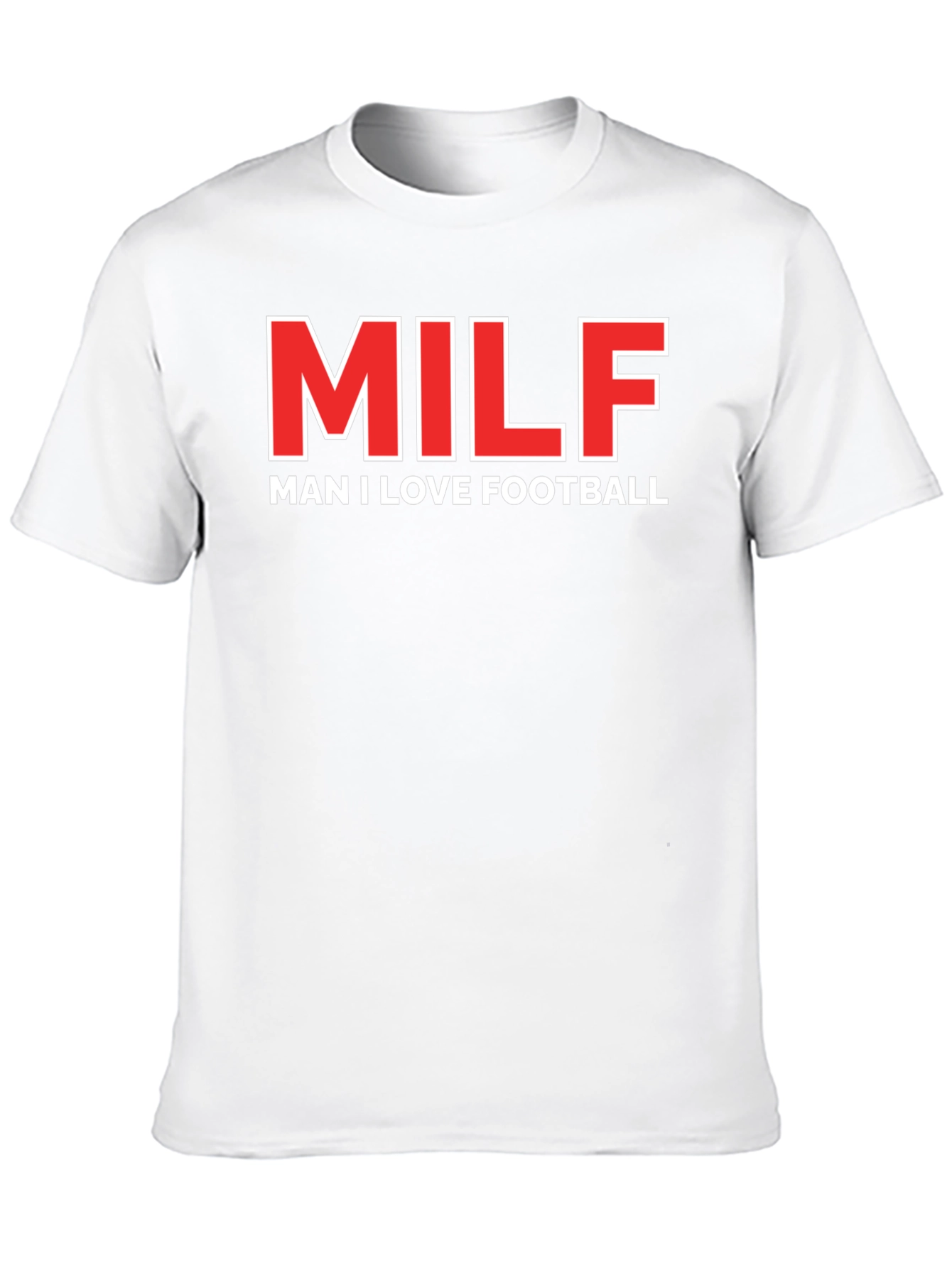 MILF Man I Love Football Graphic T-Shirt