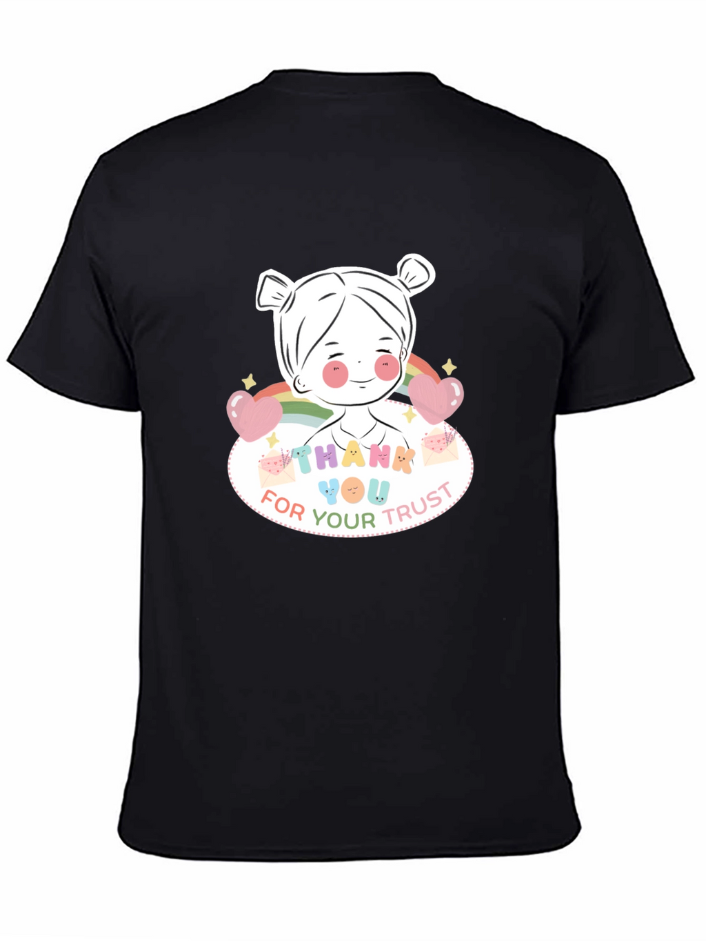 Thank You For Your Trust Black T-Shirt