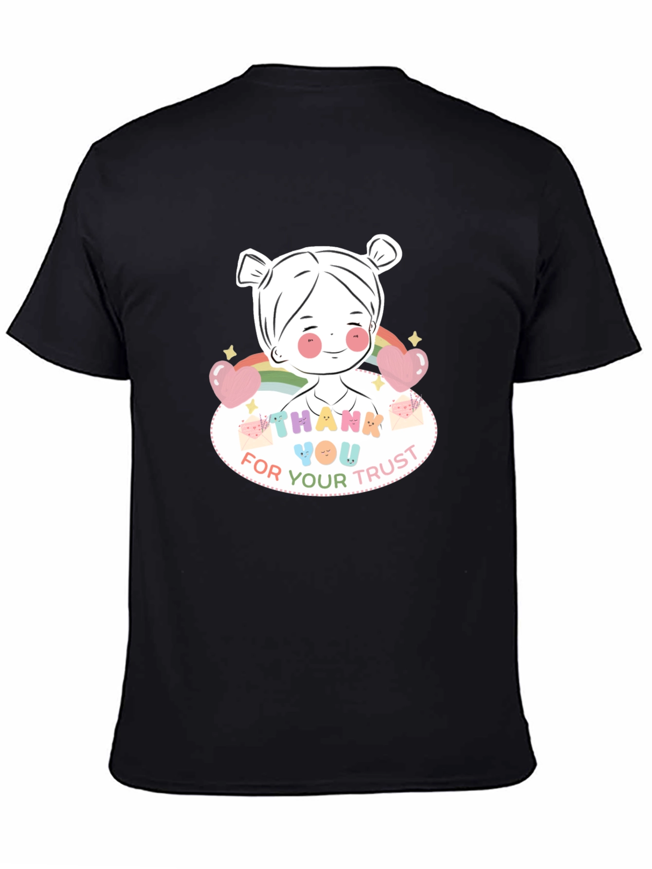 Thank You For Your Trust Black T-Shirt