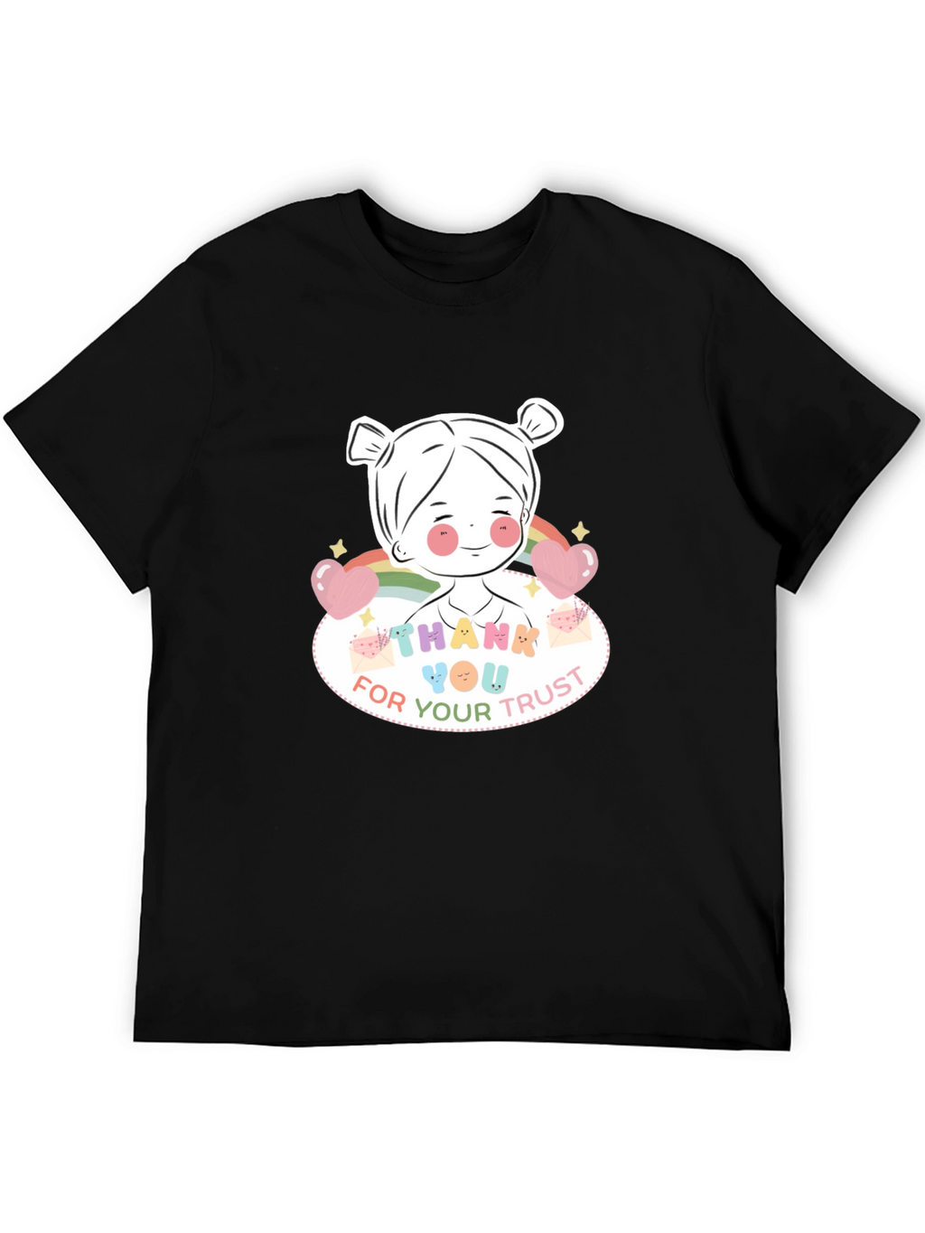 Thank You For Your Trust Black T-Shirt