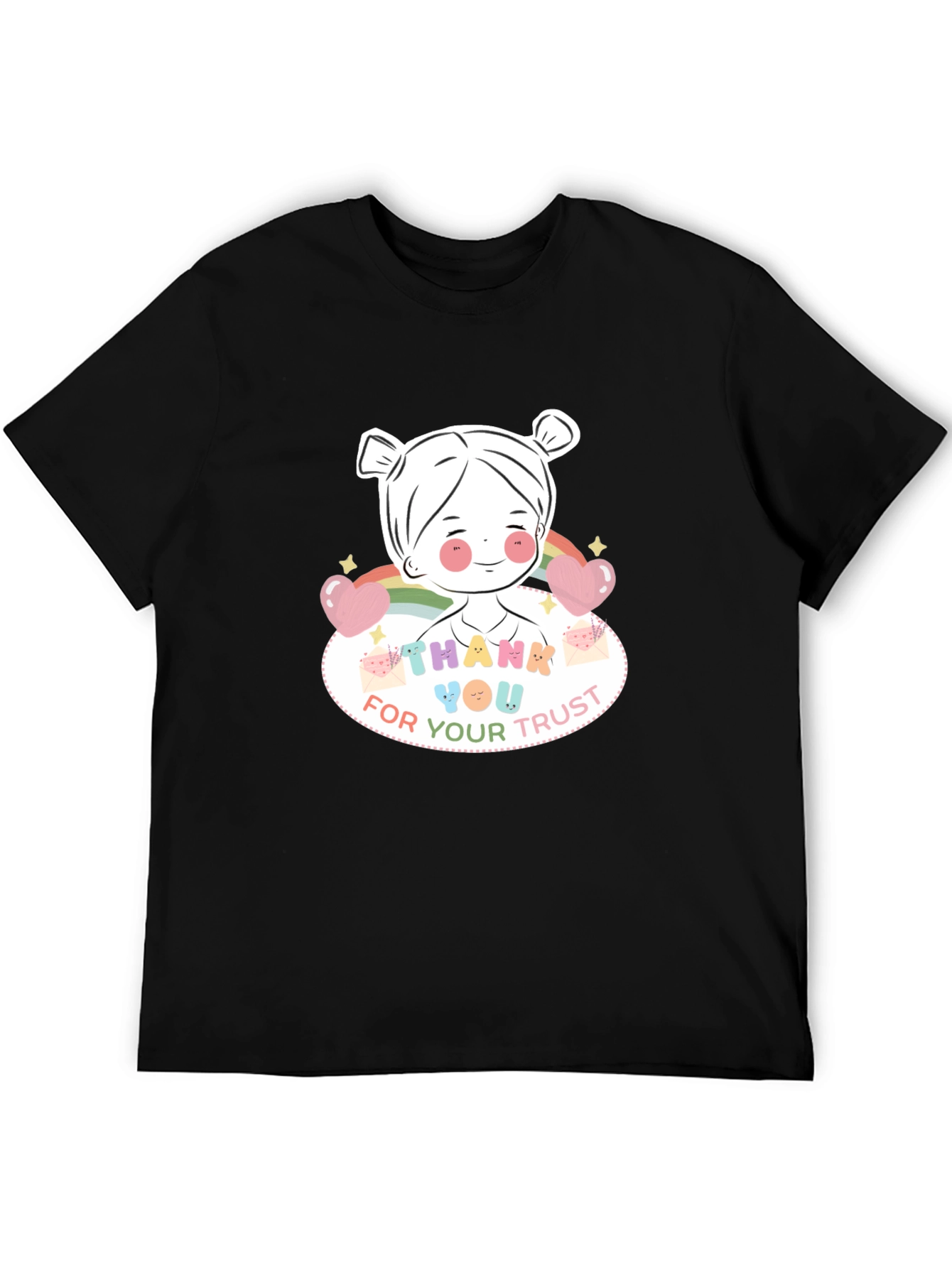 Thank You For Your Trust Black T-Shirt