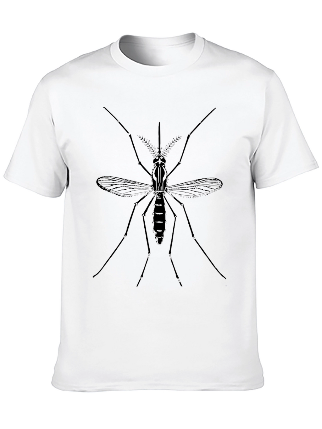 Mosquito Graphic T-Shirt - Black Cotton Tee
