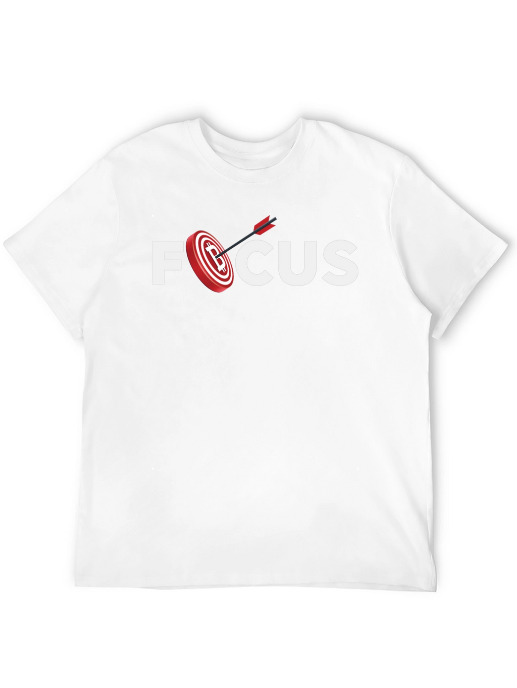 Focus Bitcoin Target T-Shirt - Achieve Your Goals!