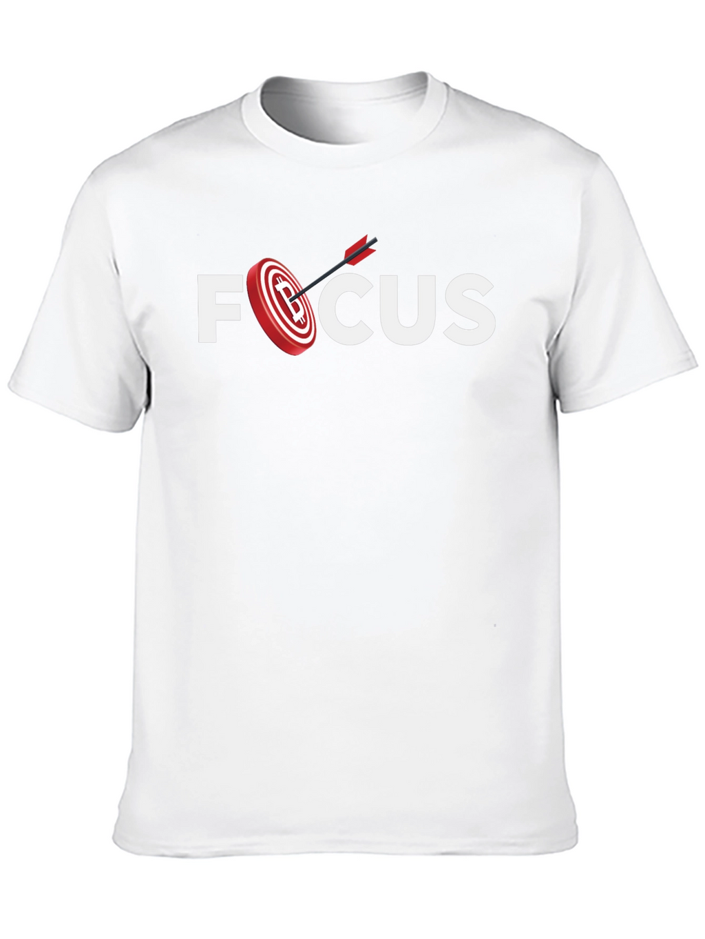 Focus Bitcoin Target T-Shirt - Achieve Your Goals!