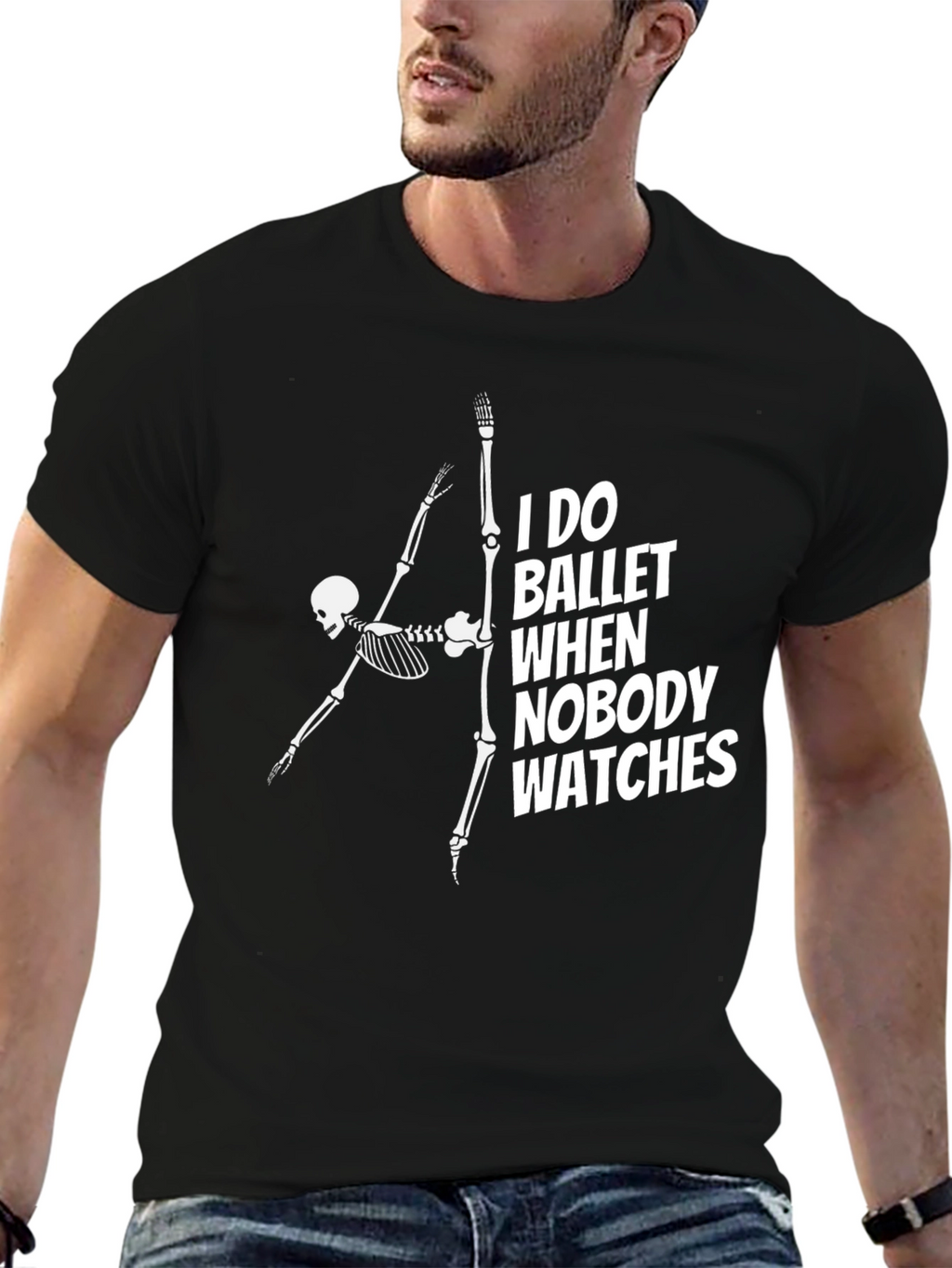 Skeleton Ballet T-Shirt - Dance When Nobody Watches