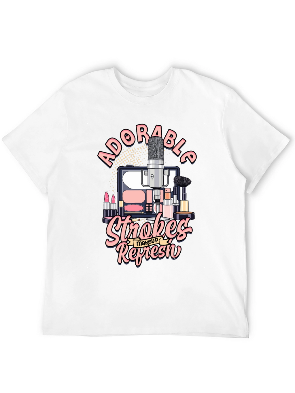 Adorable Strokes Makeup Refresh T-Shirt
