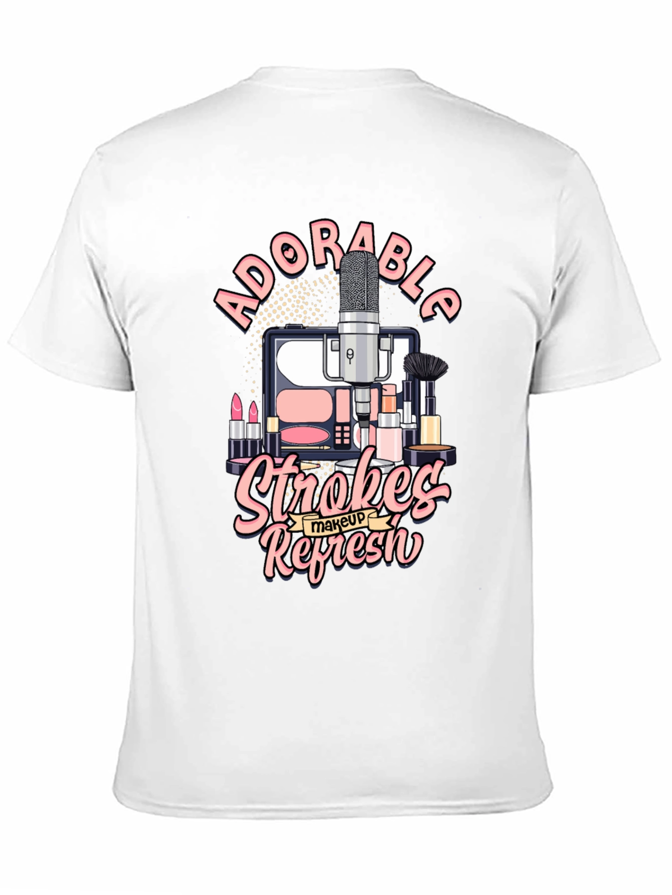 Adorable Strokes Makeup Refresh T-Shirt