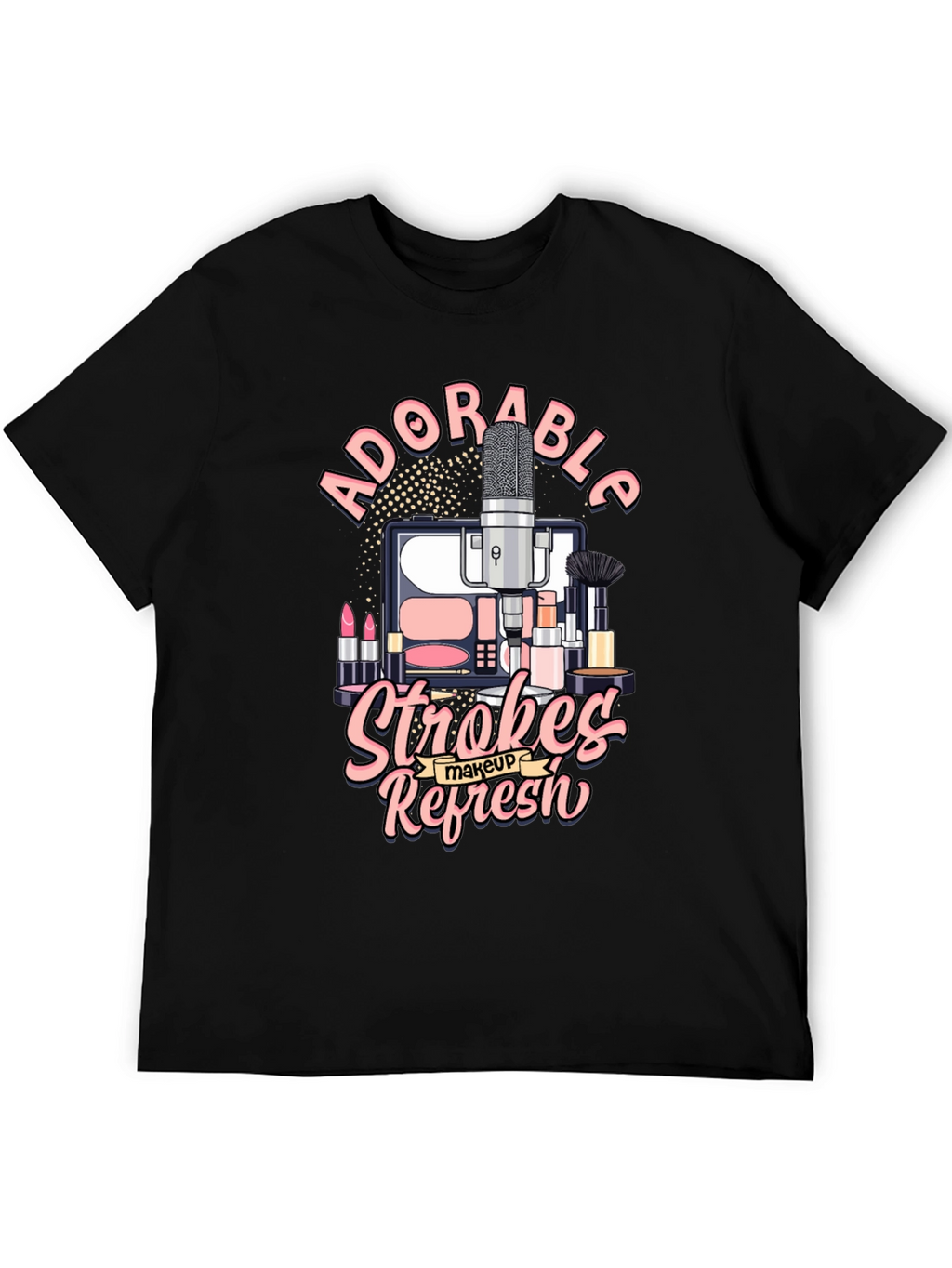 Adorable Strokes Makeup Refresh T-Shirt