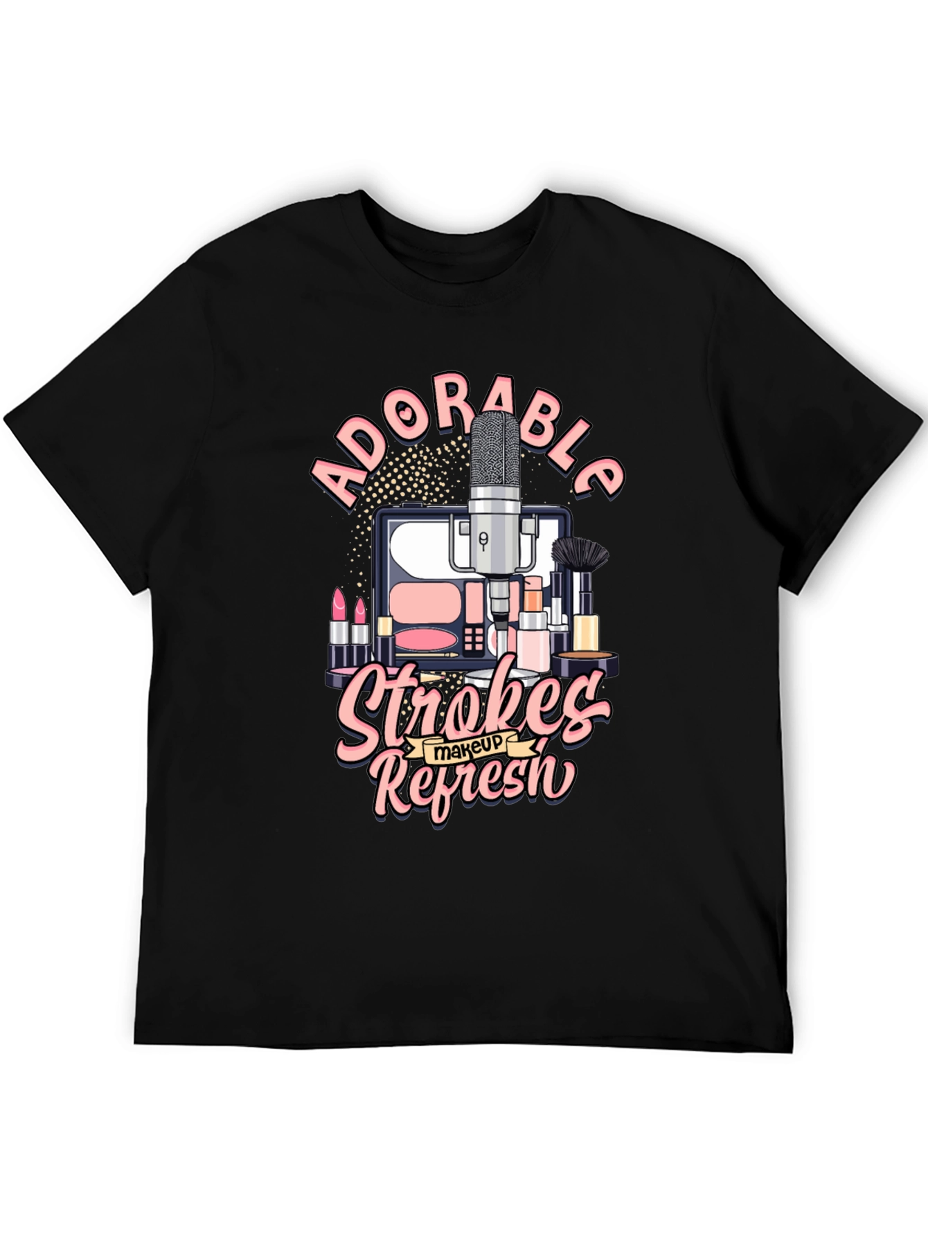 Adorable Strokes Makeup Refresh T-Shirt