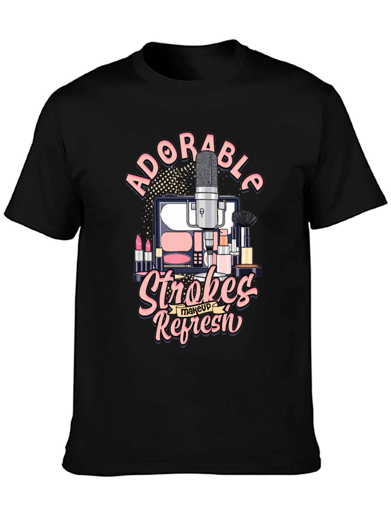 Adorable Strokes Makeup Refresh T-Shirt