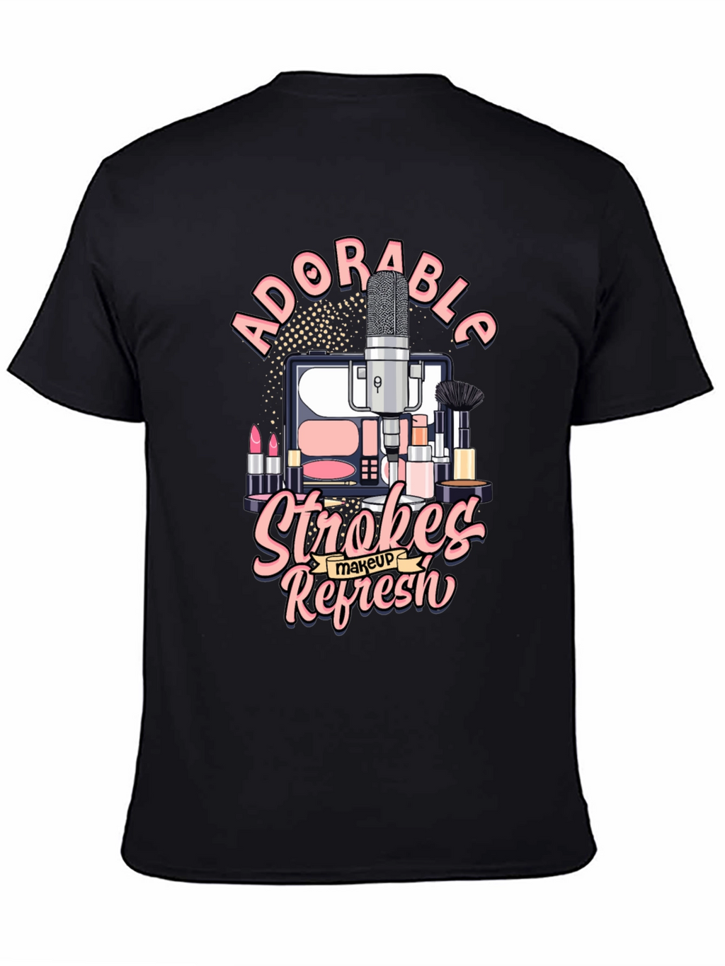 Adorable Strokes Makeup Refresh T-Shirt