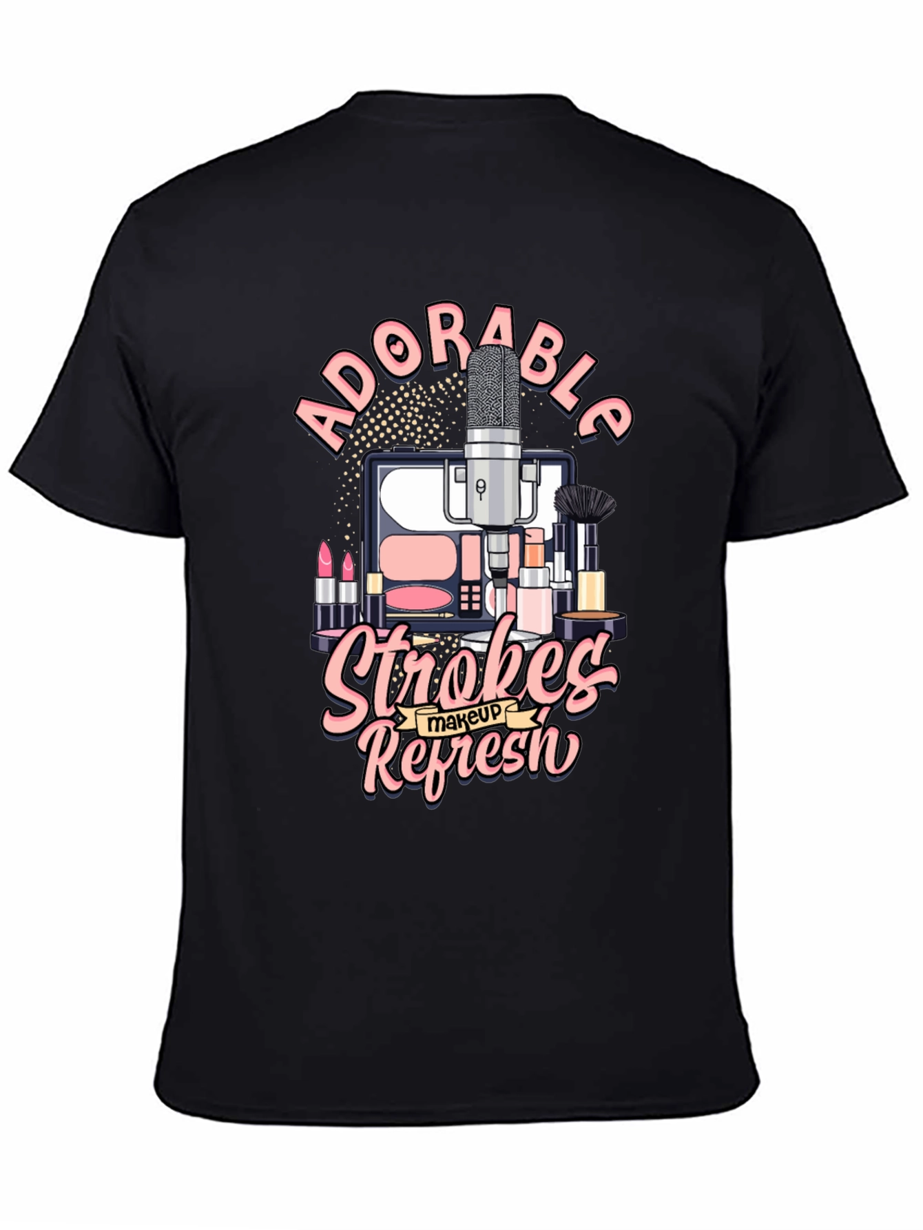 Adorable Strokes Makeup Refresh T-Shirt