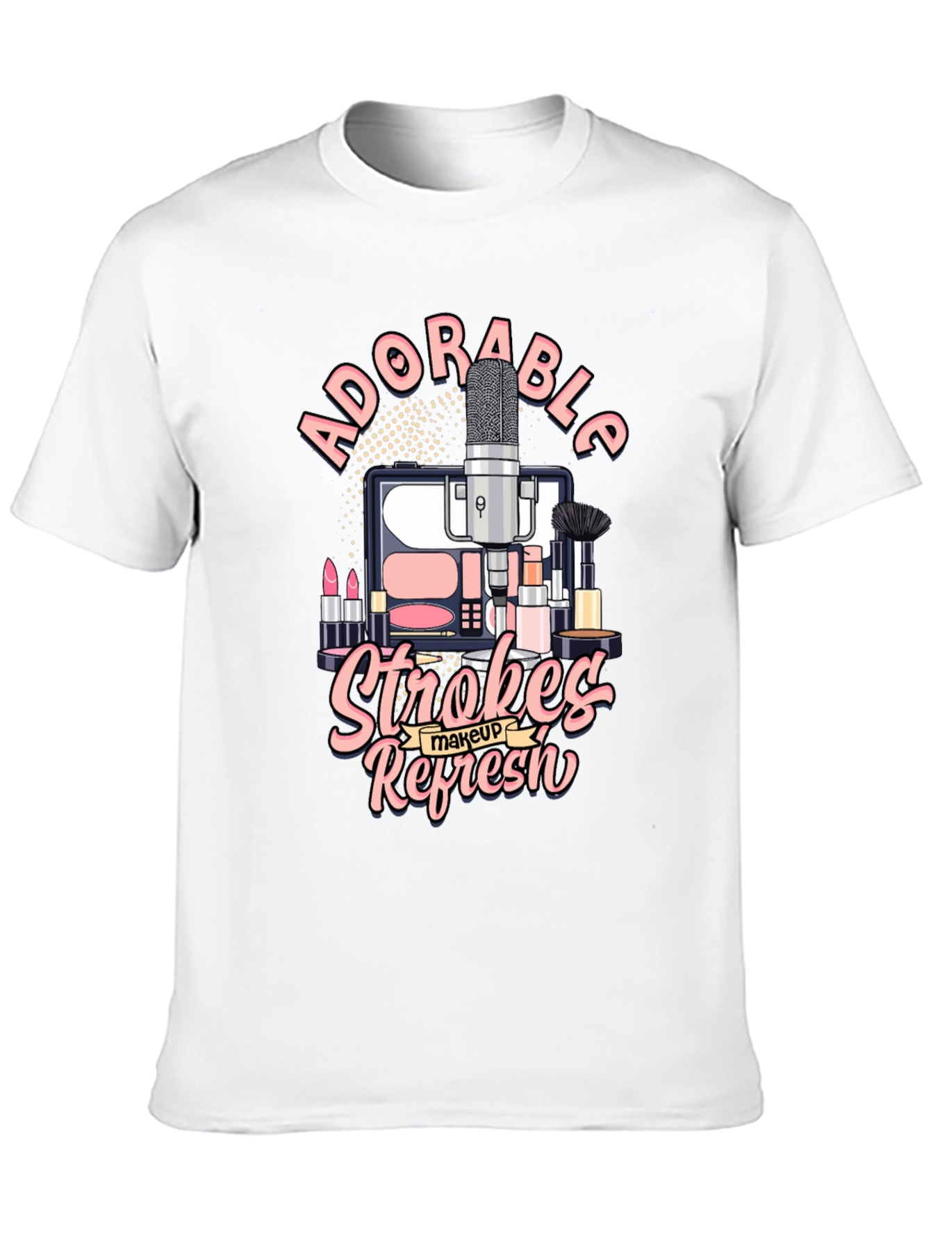 Adorable Strokes Makeup Refresh T-Shirt