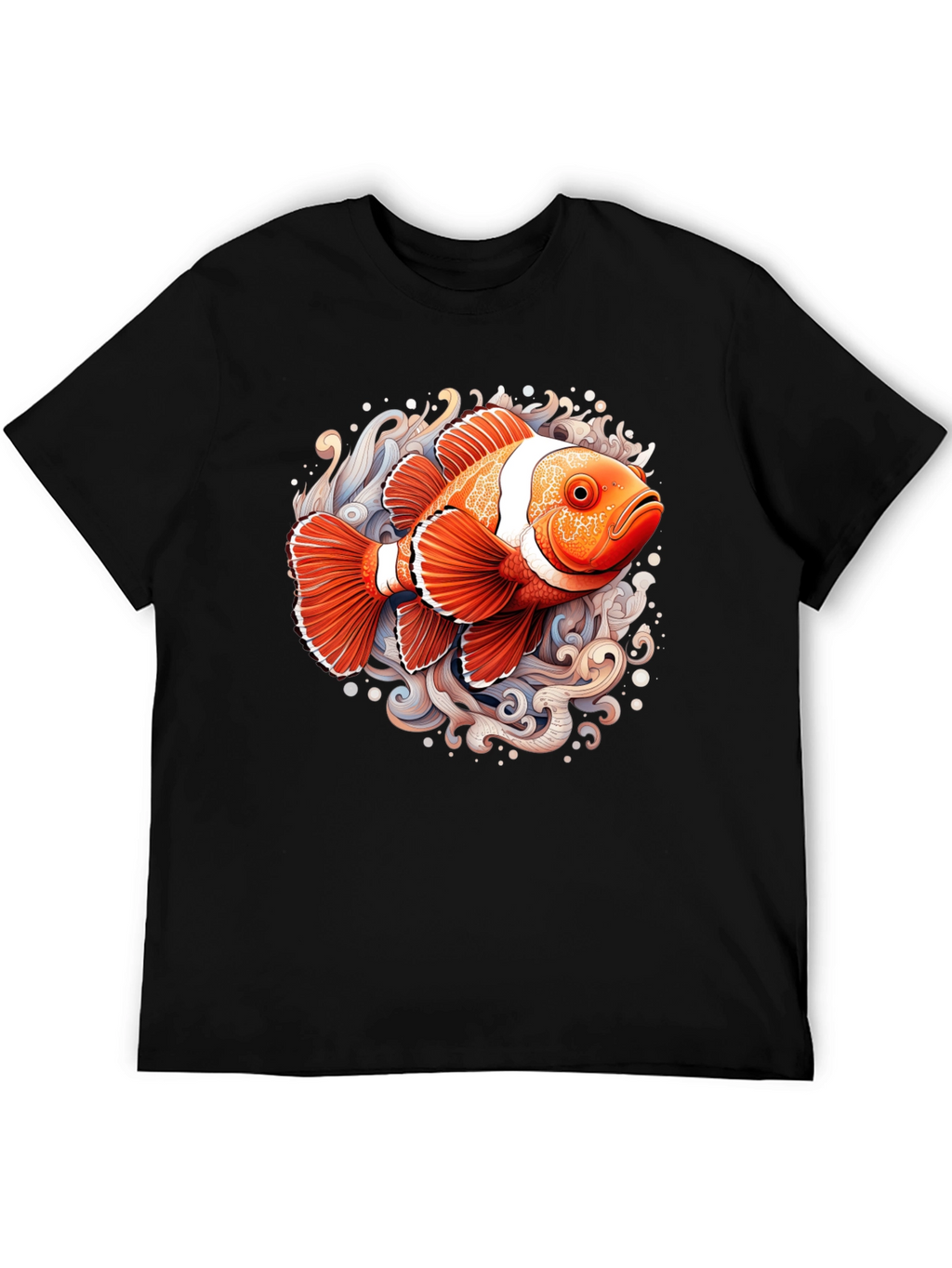 Clownfish Graphic T-Shirt - Black