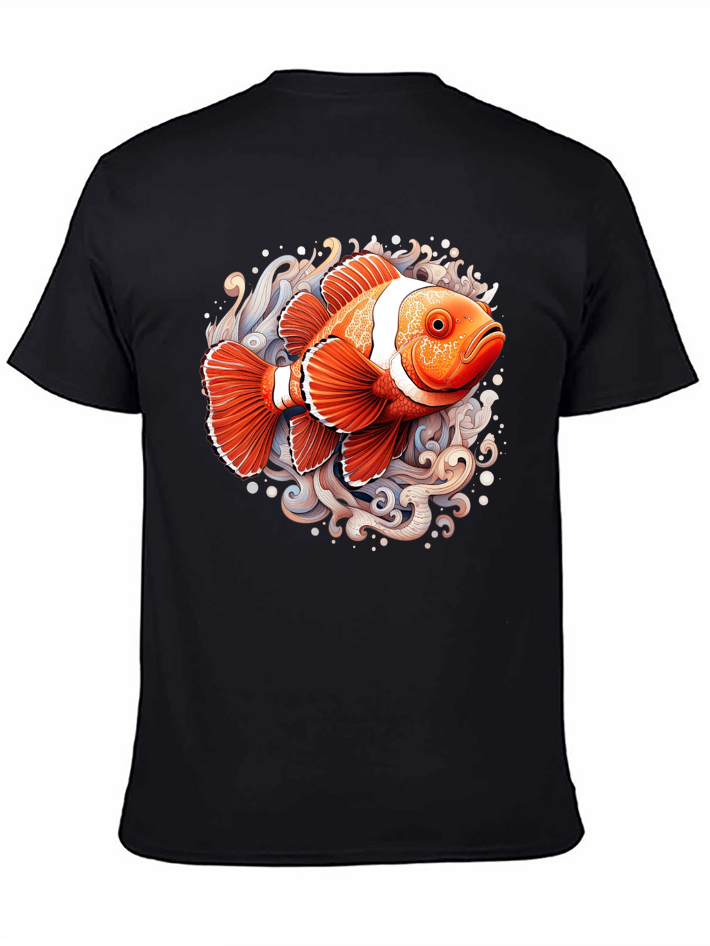 Clownfish Graphic T-Shirt - Black