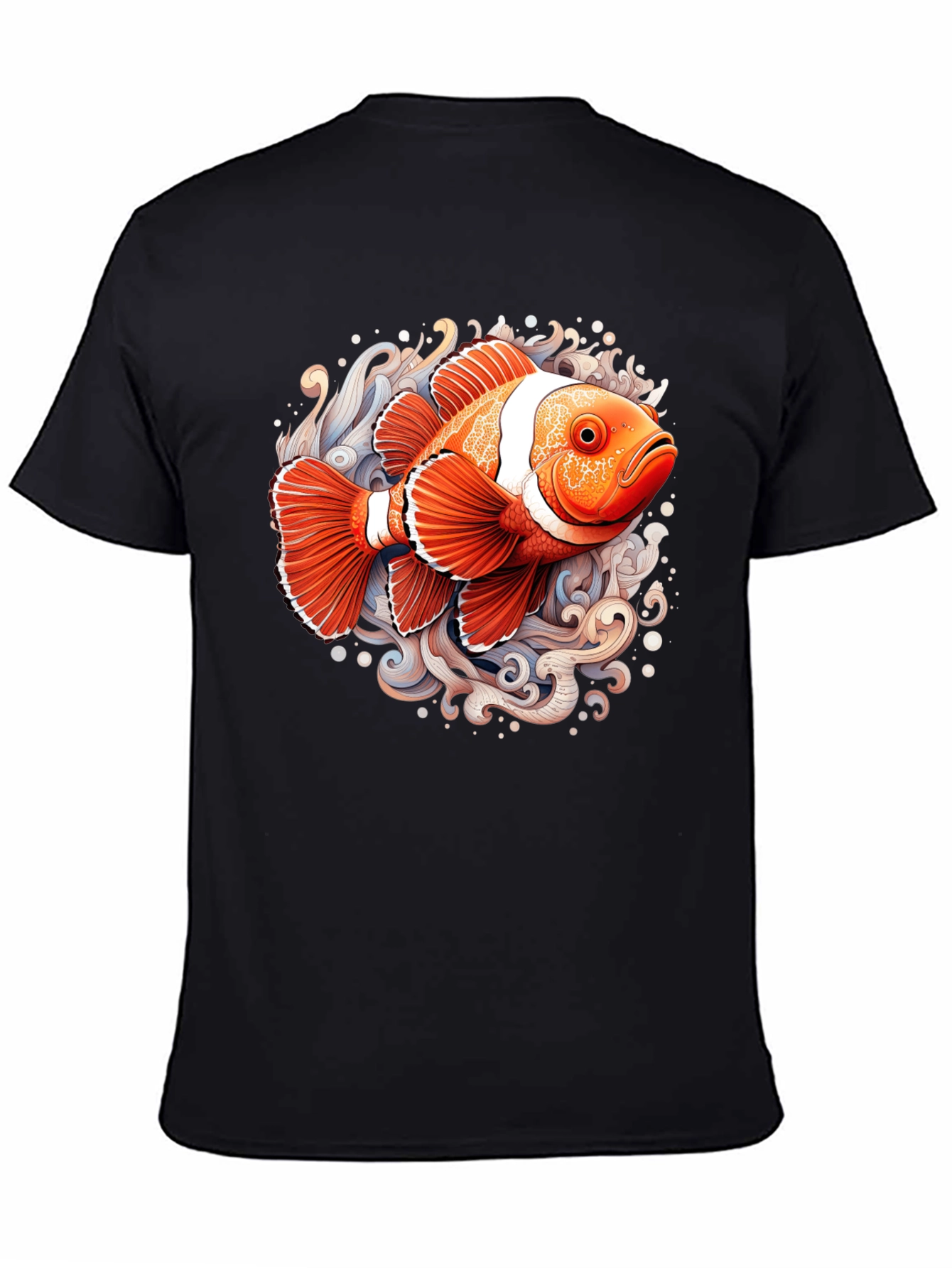 Clownfish Graphic T-Shirt - Black
