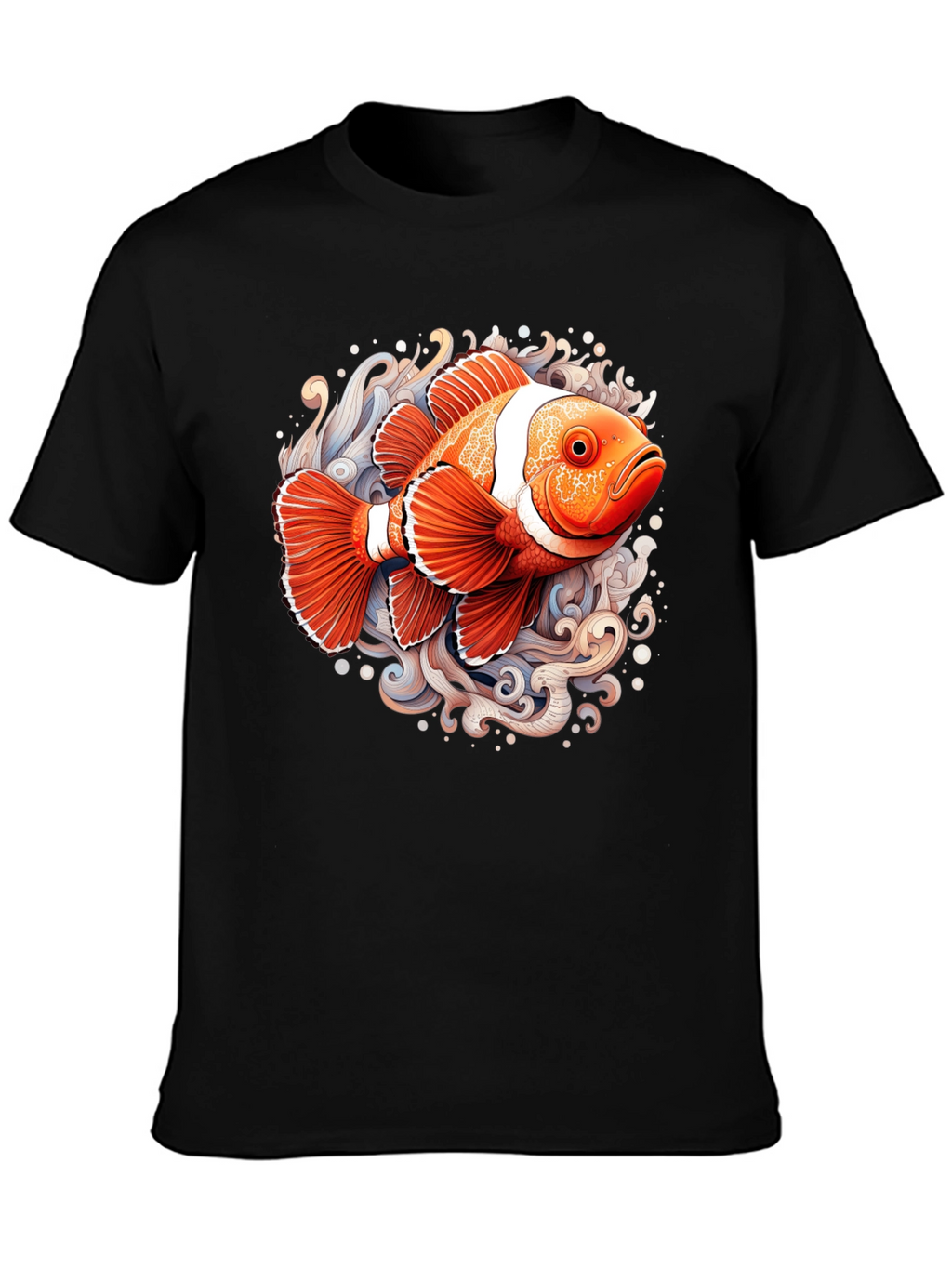 Clownfish Graphic T-Shirt - Black