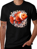Clownfish Graphic T-Shirt - Black