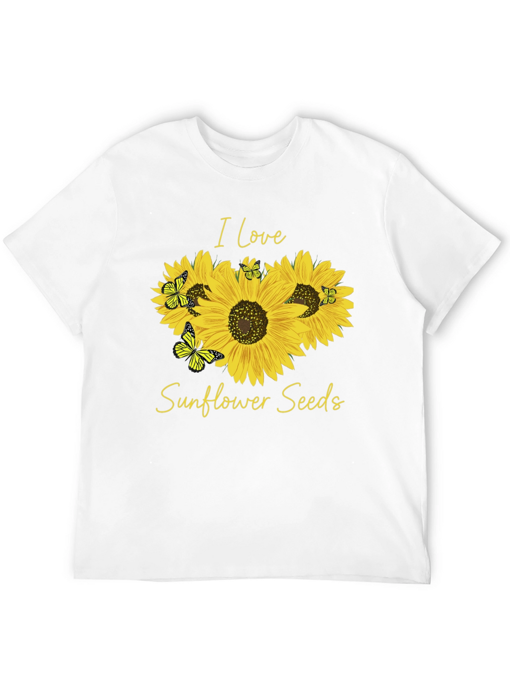 I Love Sunflower Seeds Graphic T-Shirt