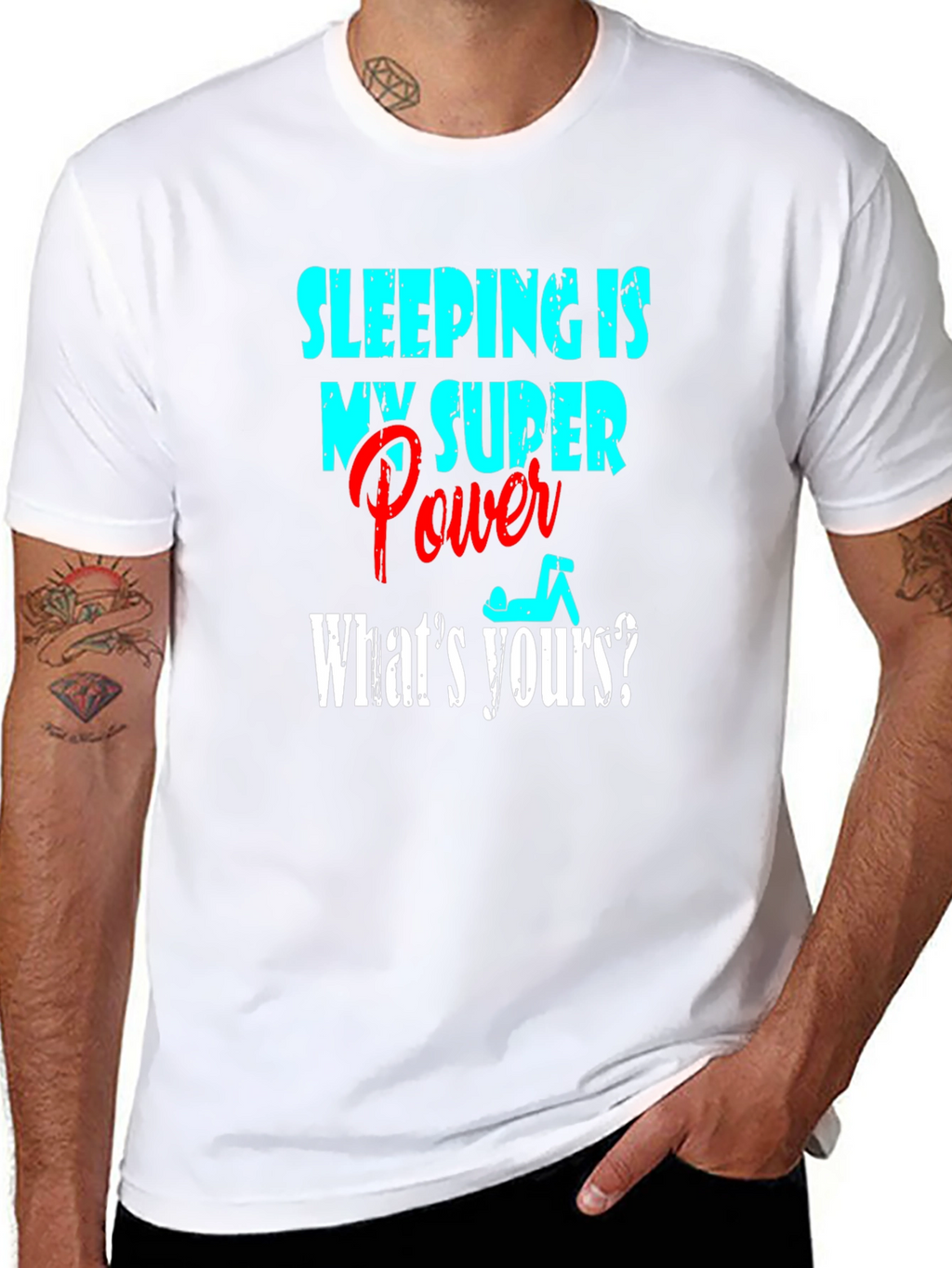 Sleeping is My Superpower T-Shirt Funny Sleep Tee