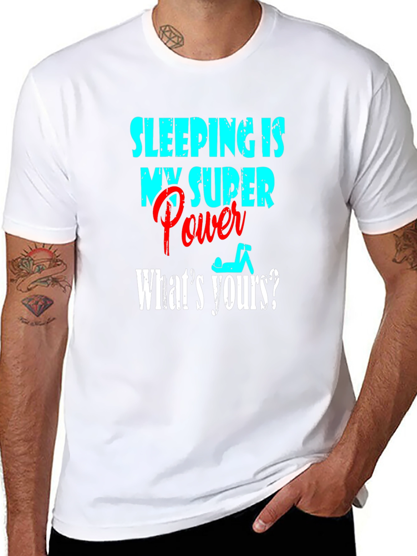 Sleeping is My Superpower T-Shirt Funny Sleep Tee