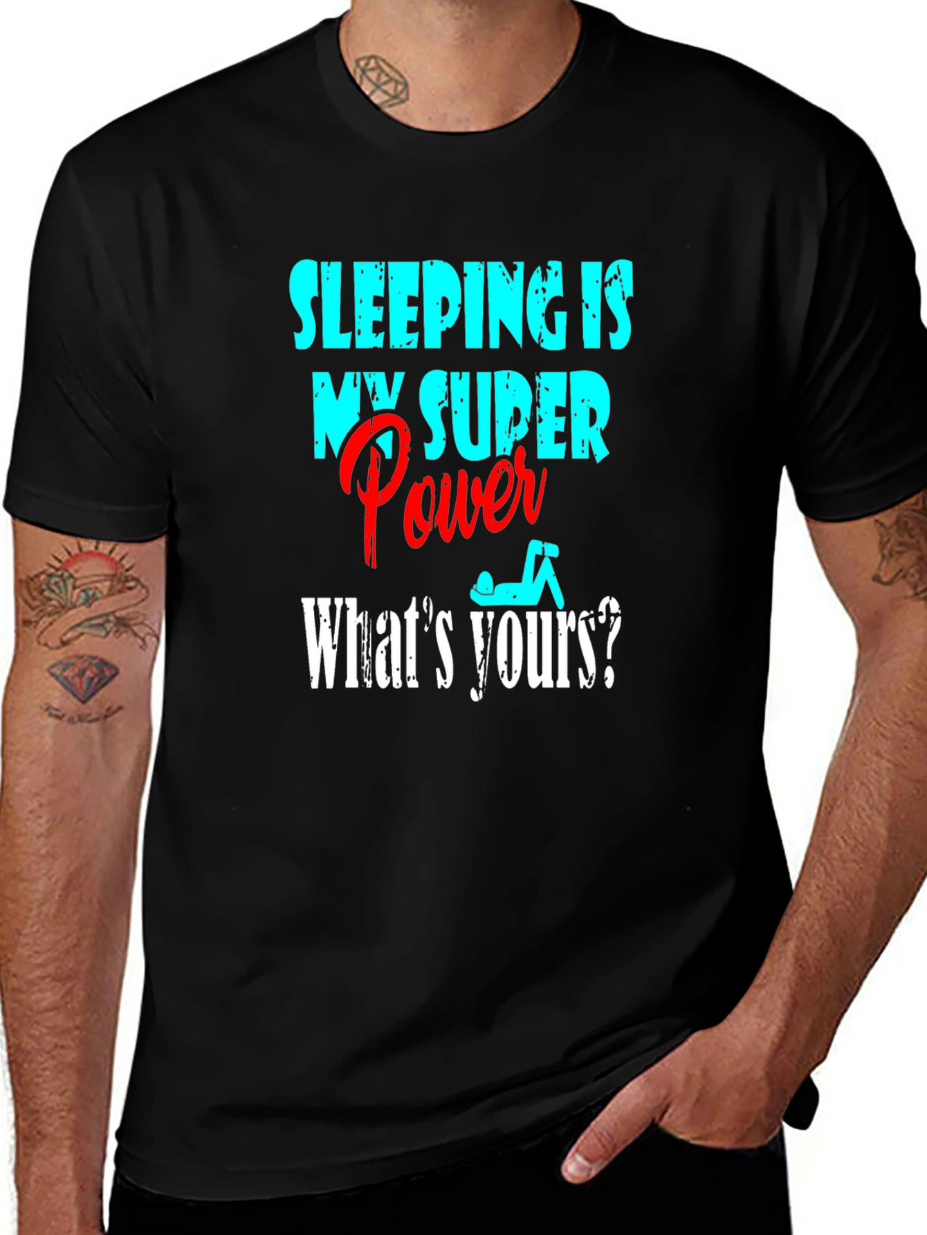 Sleeping is My Superpower T-Shirt Funny Sleep Tee