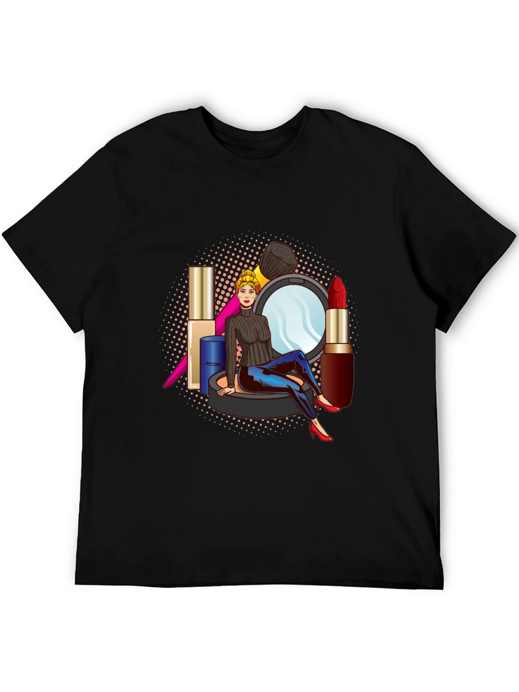 Makeup Girl Graphic Tee