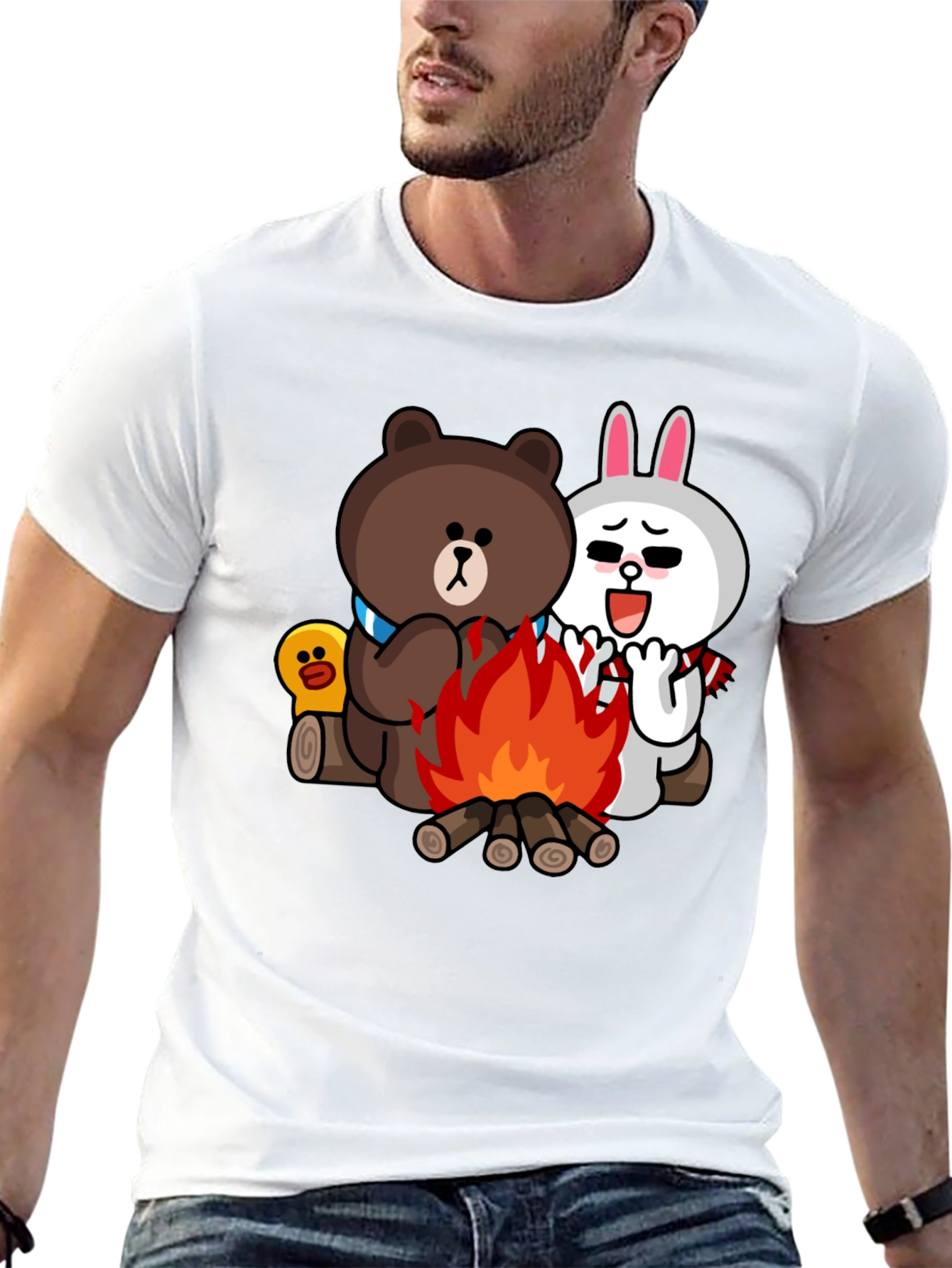 Campfire Friends Graphic Tee