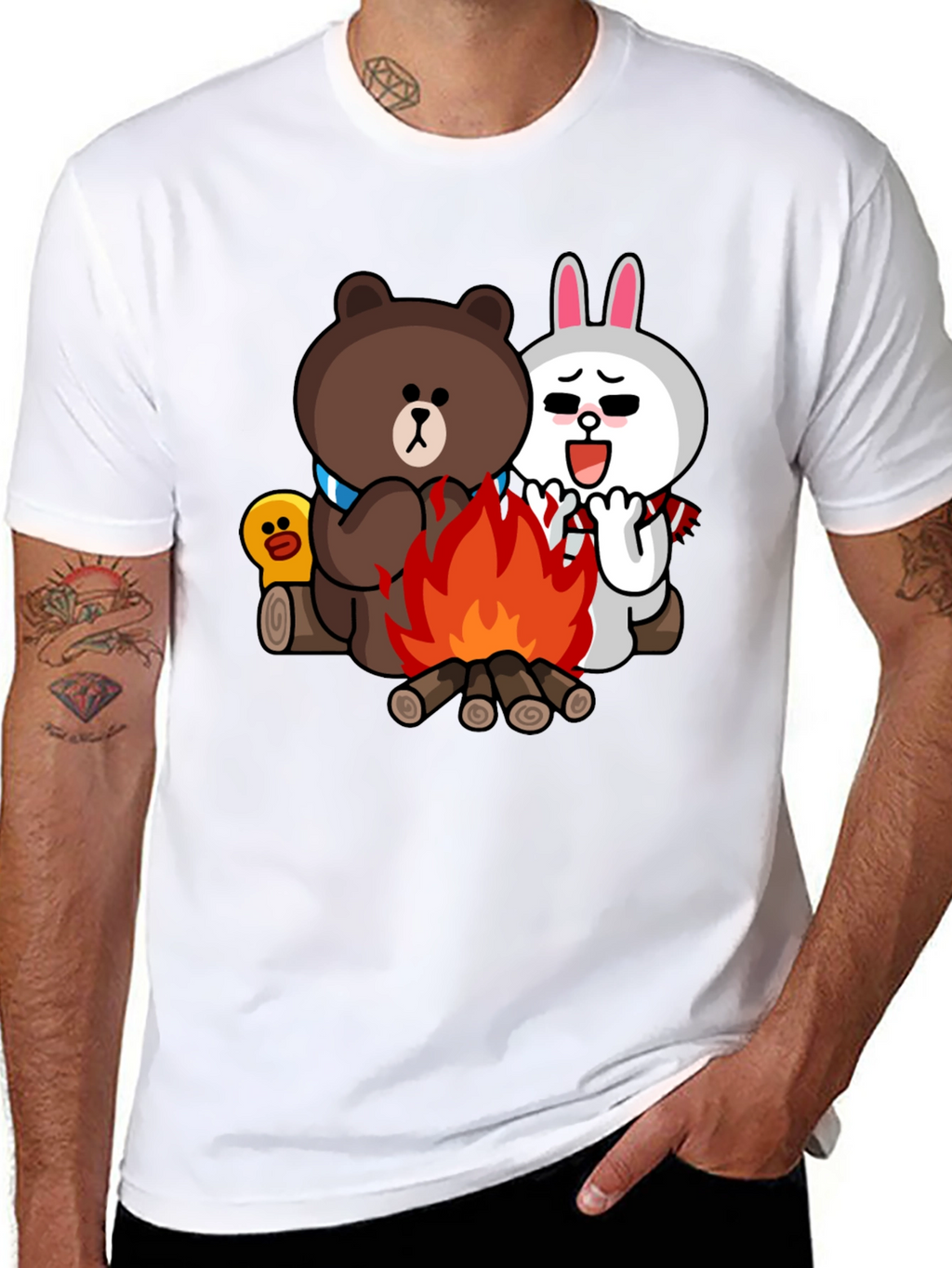 Campfire Friends Graphic Tee