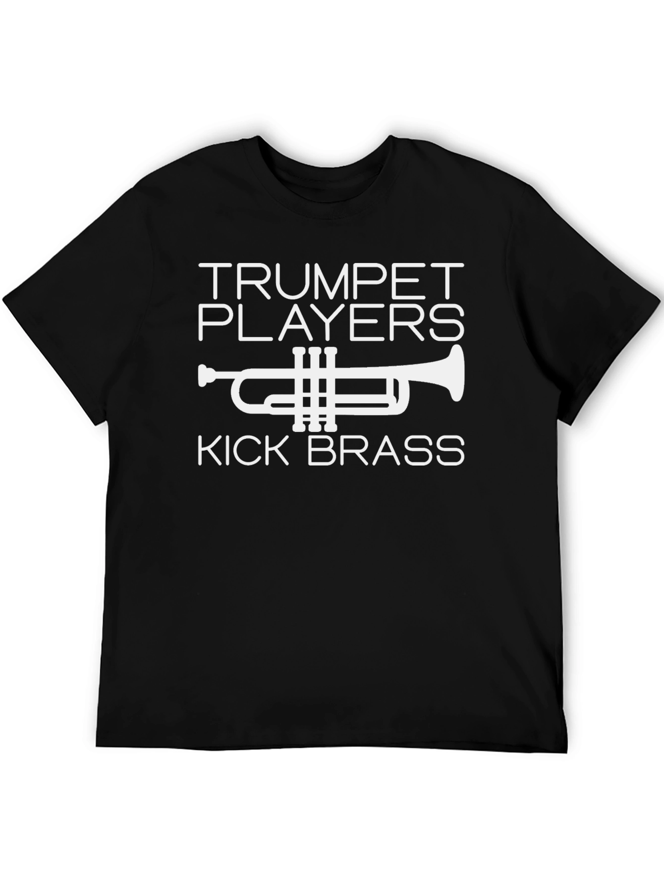Trumpet Players Kick Brass Black T-Shirt