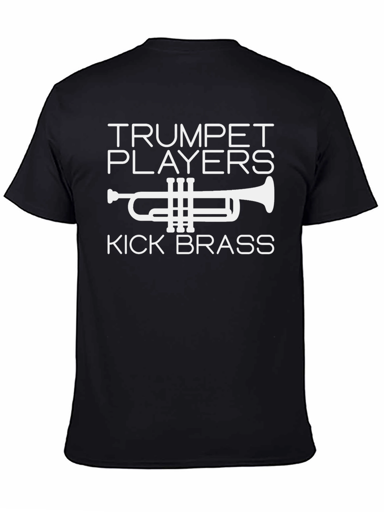 Trumpet Players Kick Brass Black T-Shirt