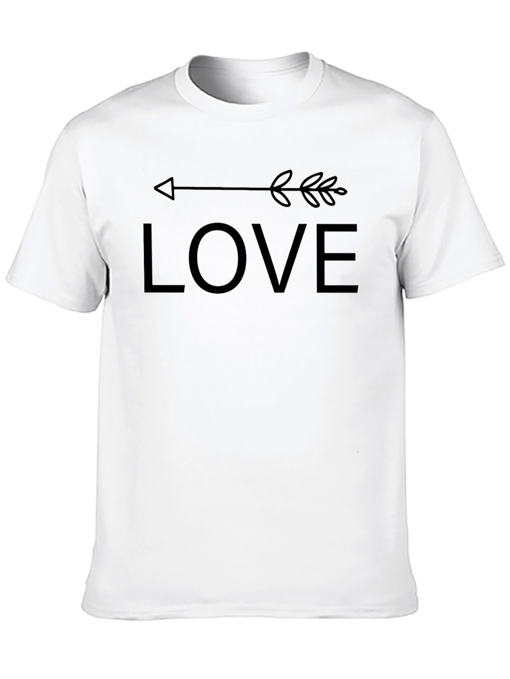 Arrow Love Graphic Tee - Unisex Casual Shirt