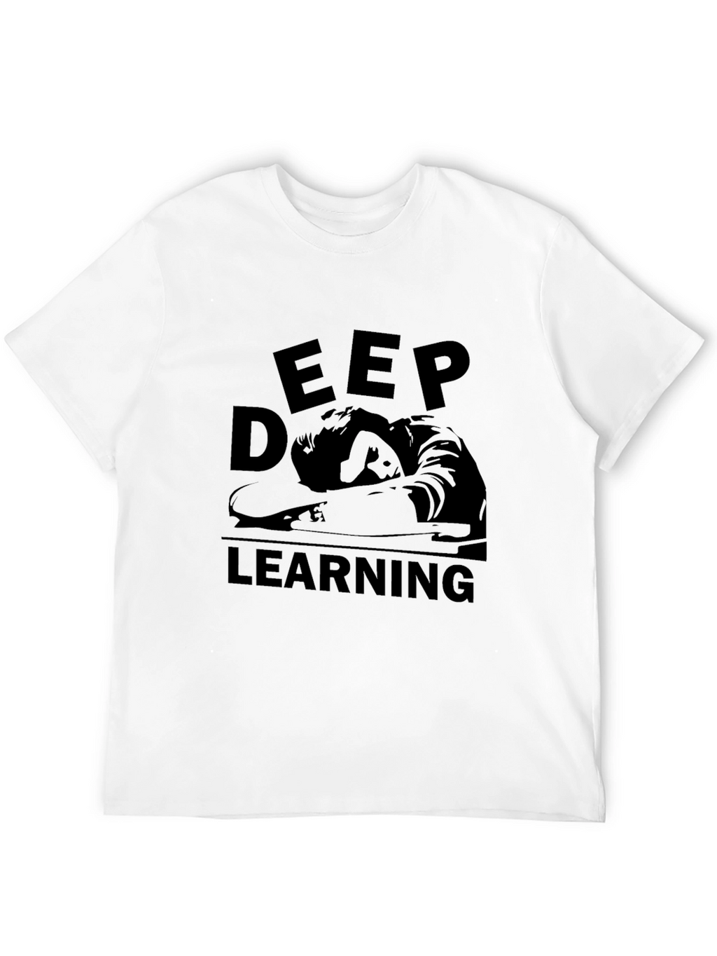 Deep Learning Black T-Shirt