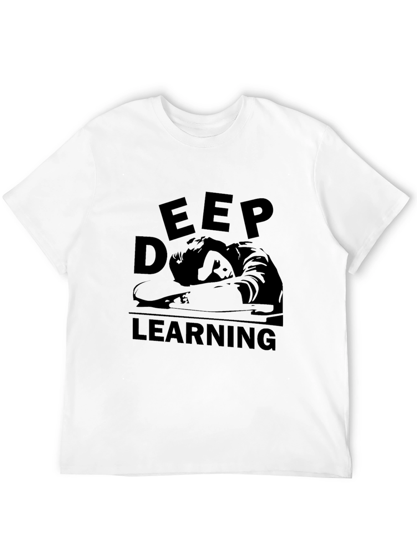 Deep Learning Black T-Shirt