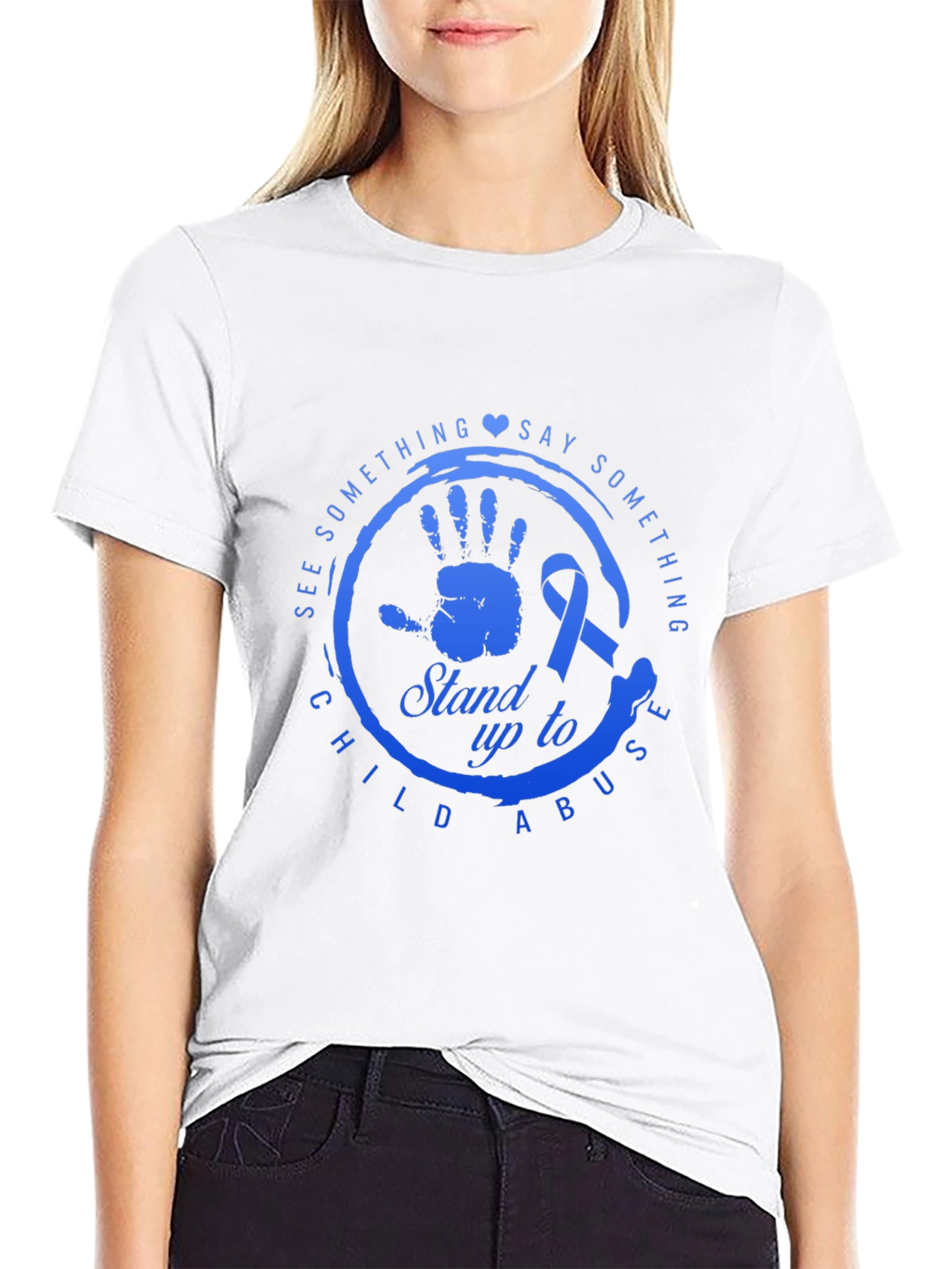 Stand Up to Child Abuse Awareness T-Shirt
