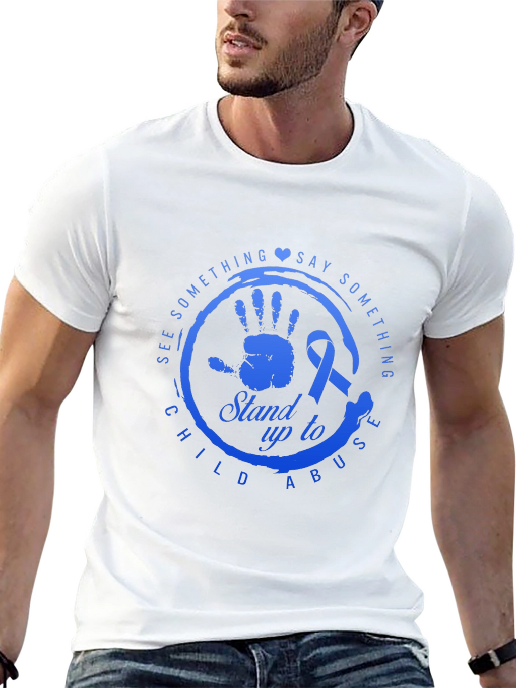 Stand Up to Child Abuse Awareness T-Shirt