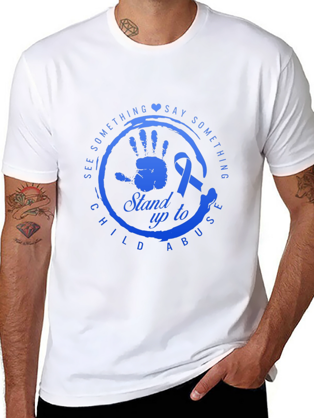 Stand Up to Child Abuse Awareness T-Shirt