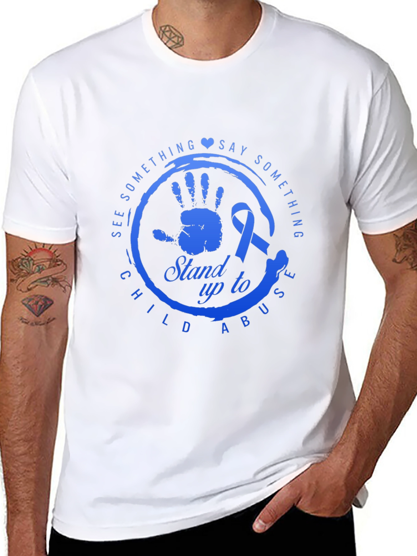 Stand Up to Child Abuse Awareness T-Shirt