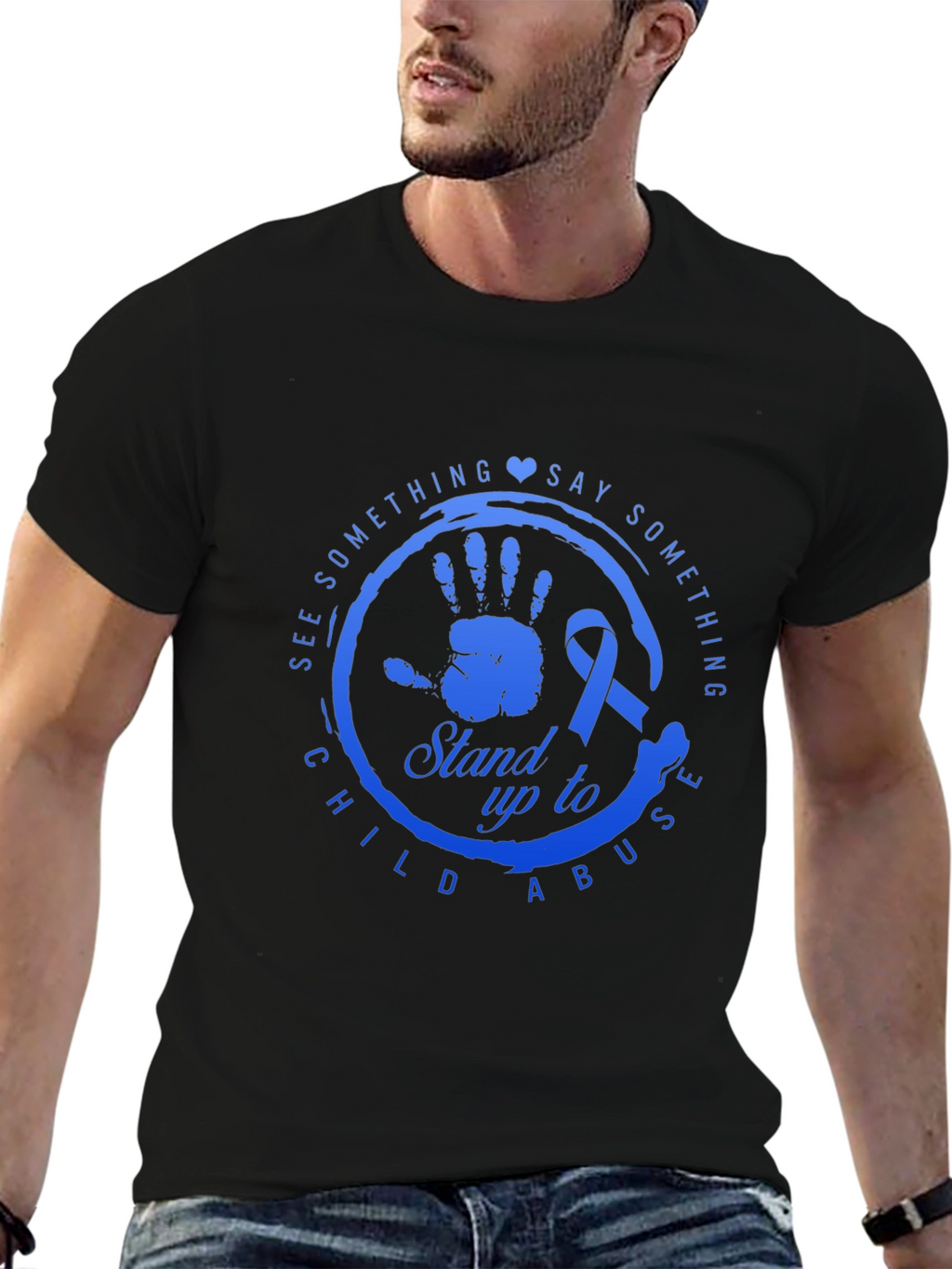 Stand Up to Child Abuse Awareness T-Shirt