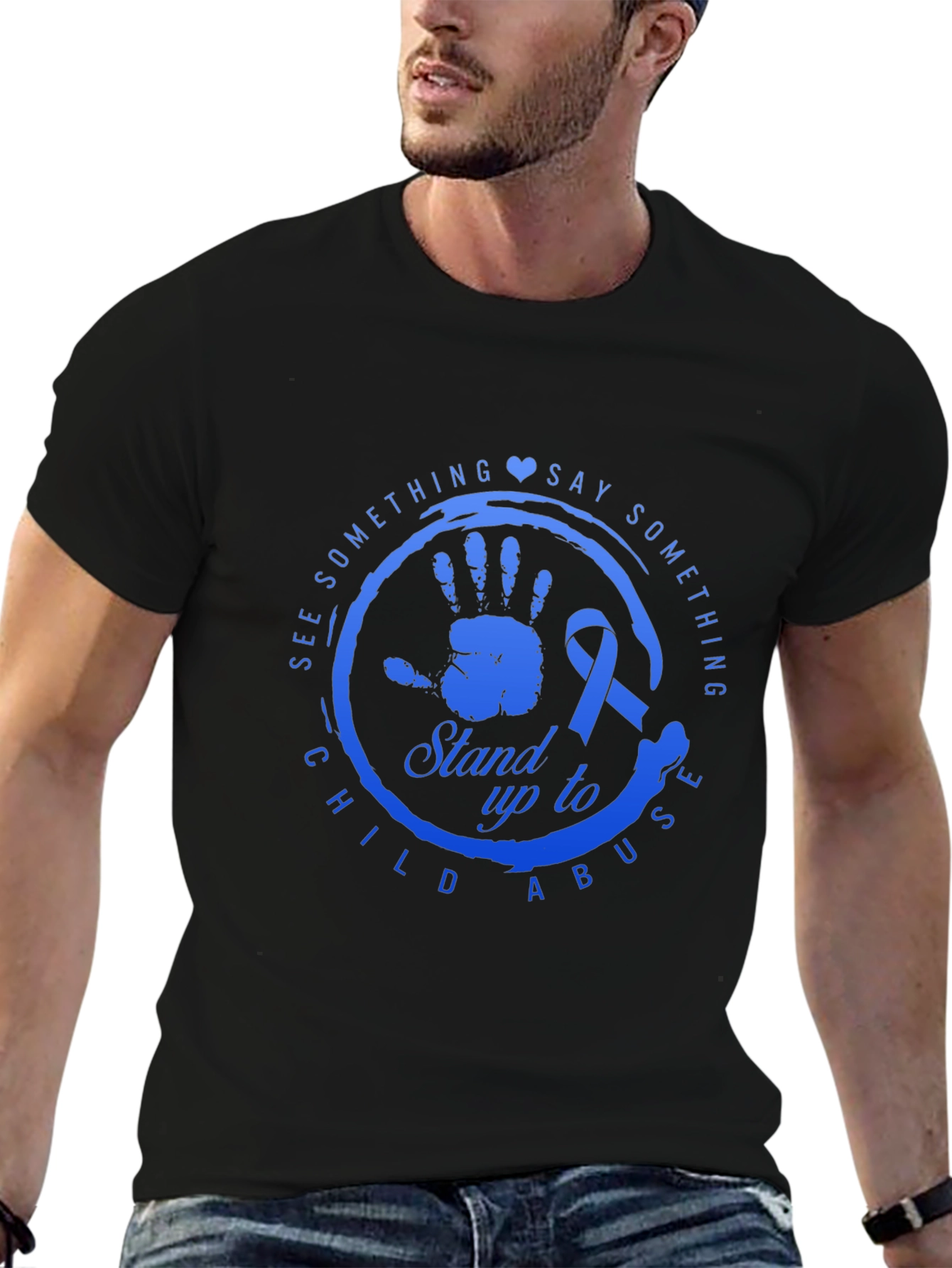 Stand Up to Child Abuse Awareness T-Shirt