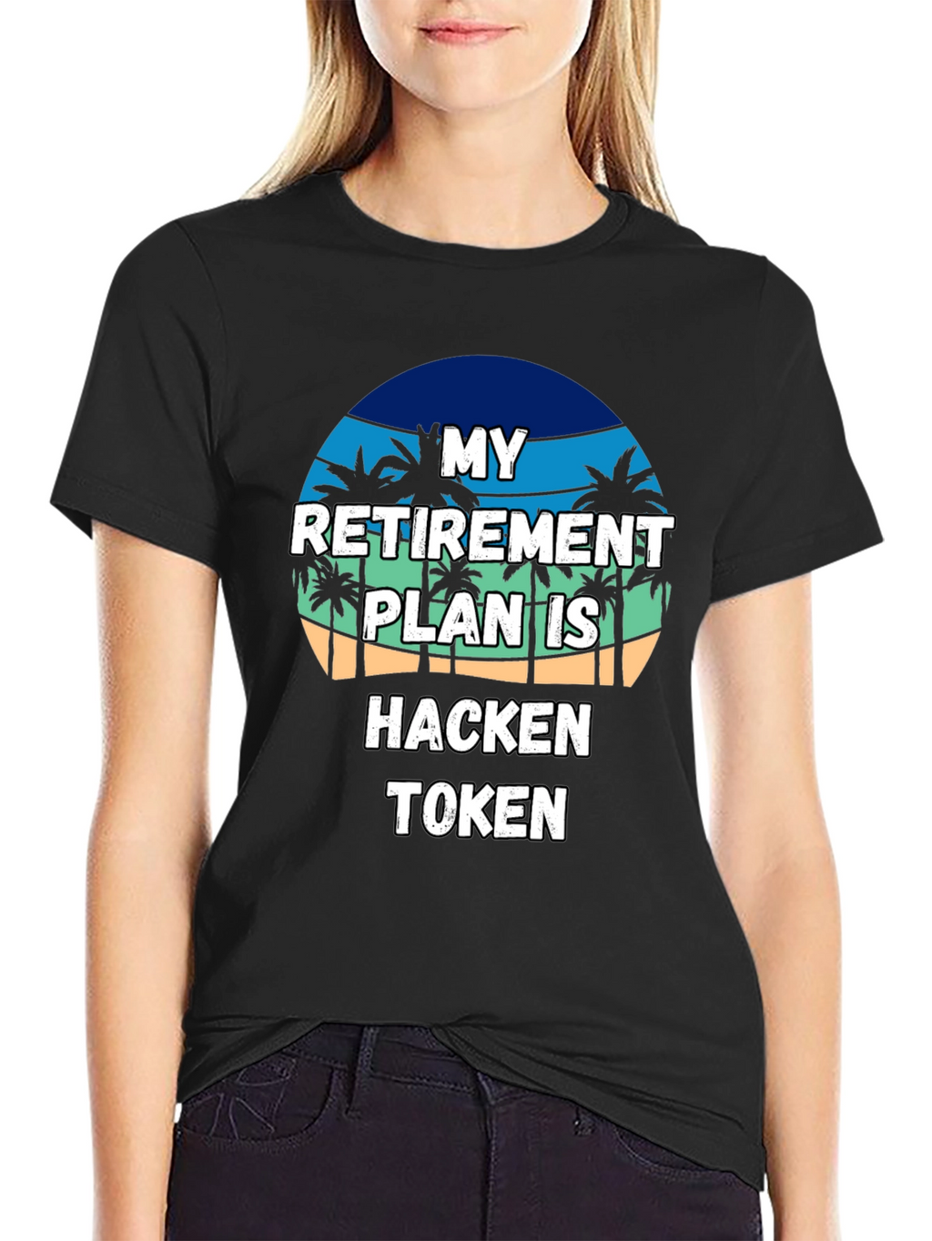My Retirement Plan Hacken Token Black T-Shirt