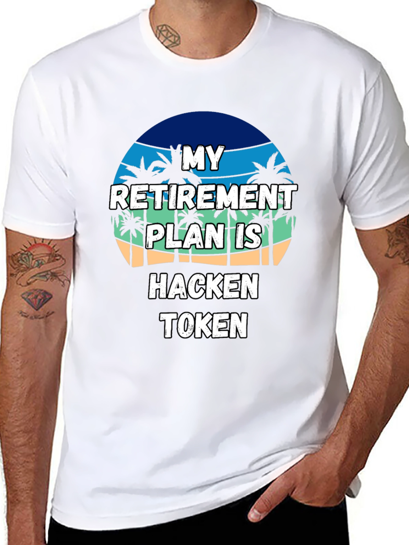 My Retirement Plan Hacken Token Black T-Shirt