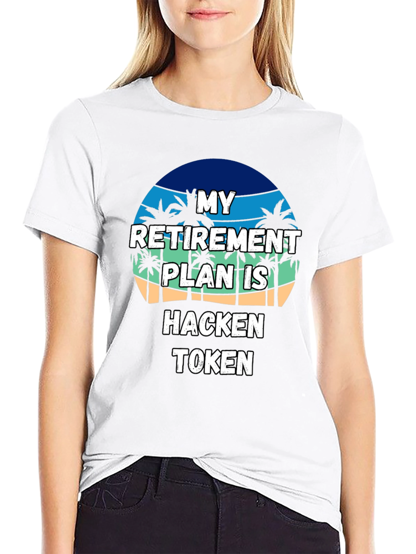 My Retirement Plan Hacken Token Black T-Shirt