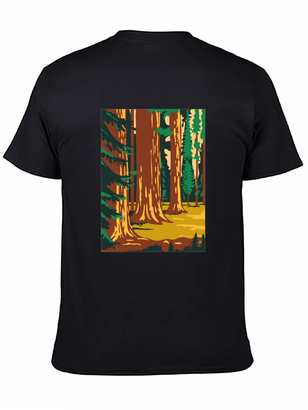 Sequoia Forest Graphic T-Shirt - Nature Lover Tee