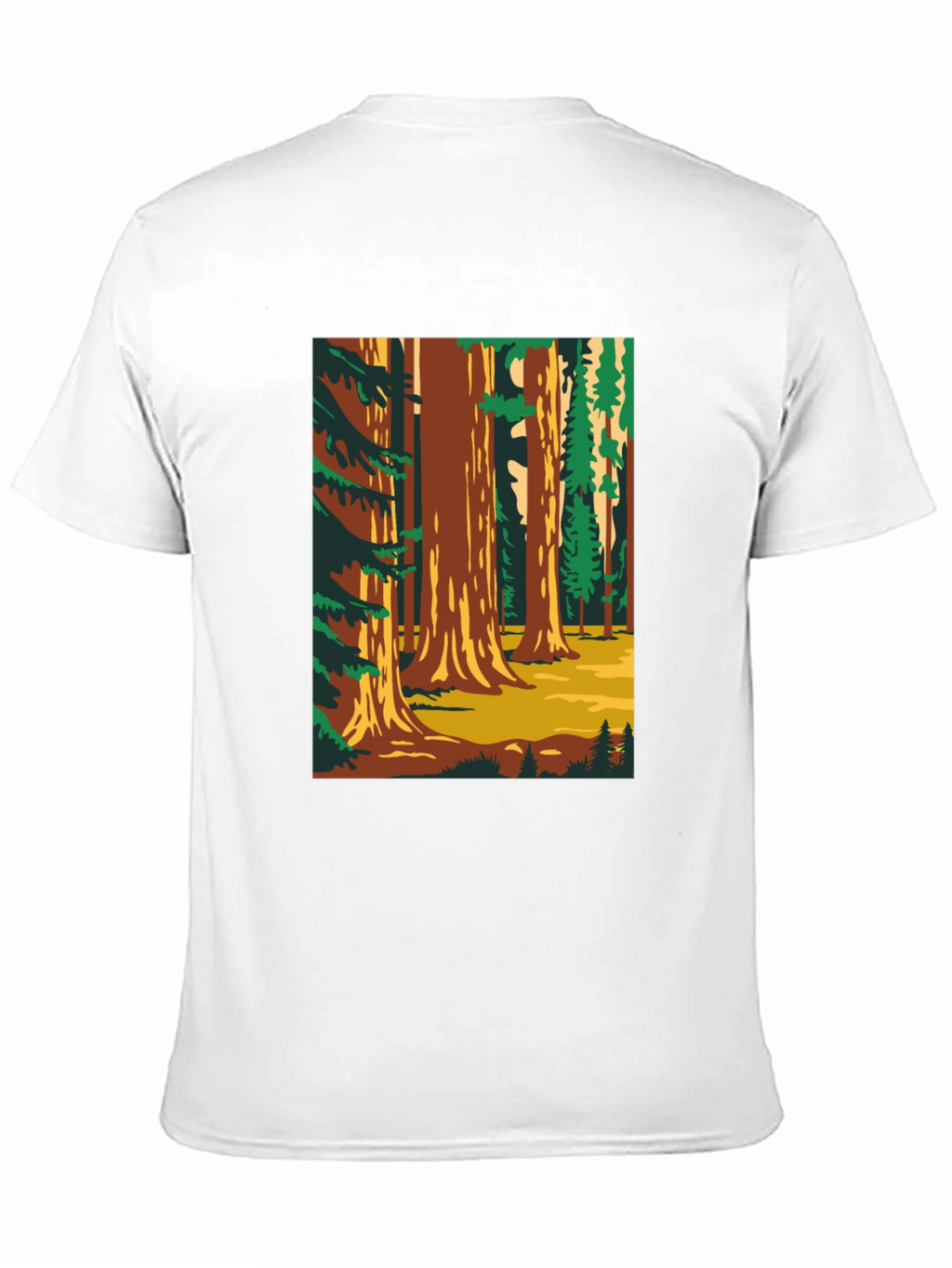 Sequoia Forest Graphic T-Shirt - Nature Lover Tee