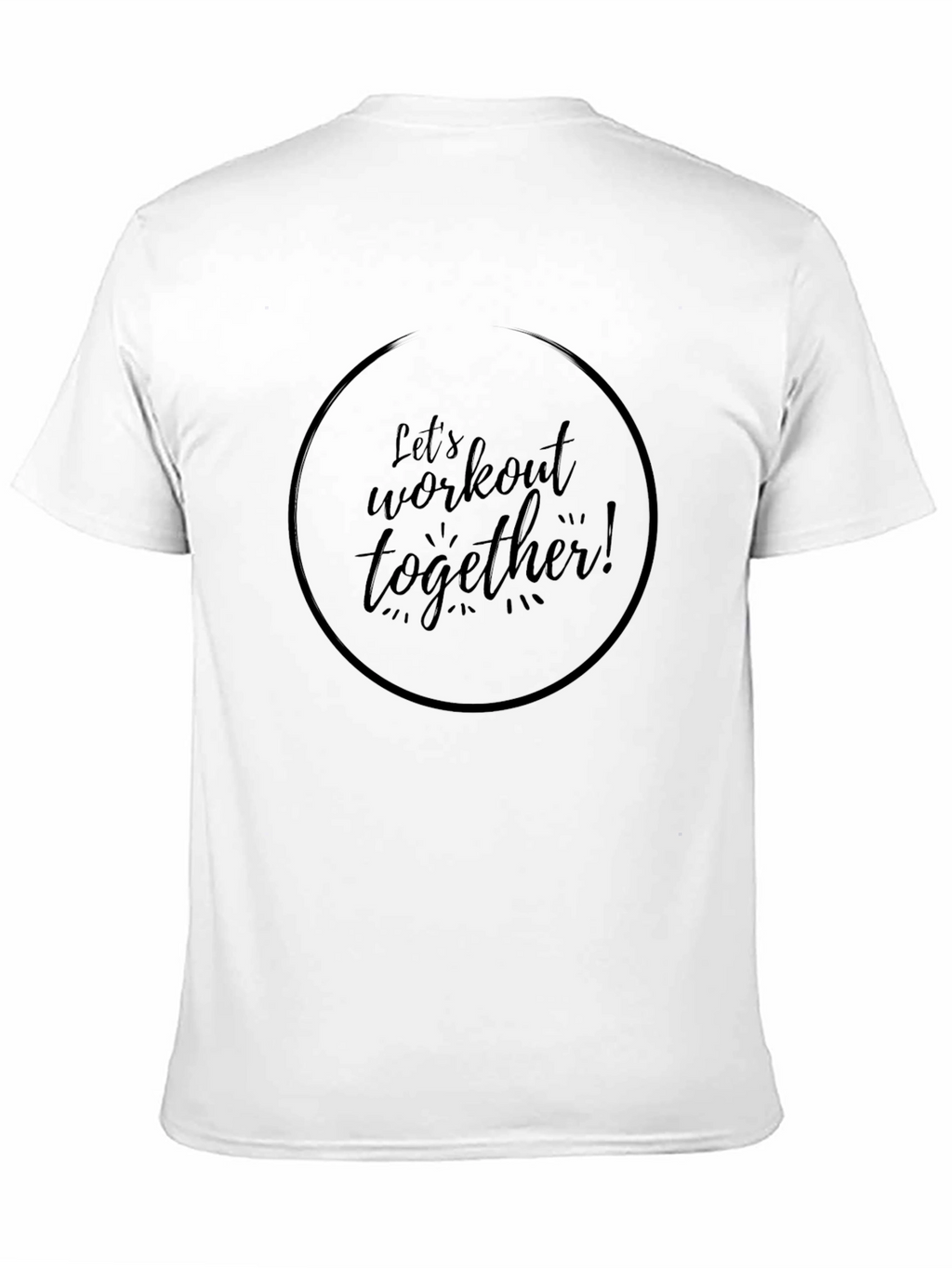 Workout Together T-Shirt - Black Gym Tee