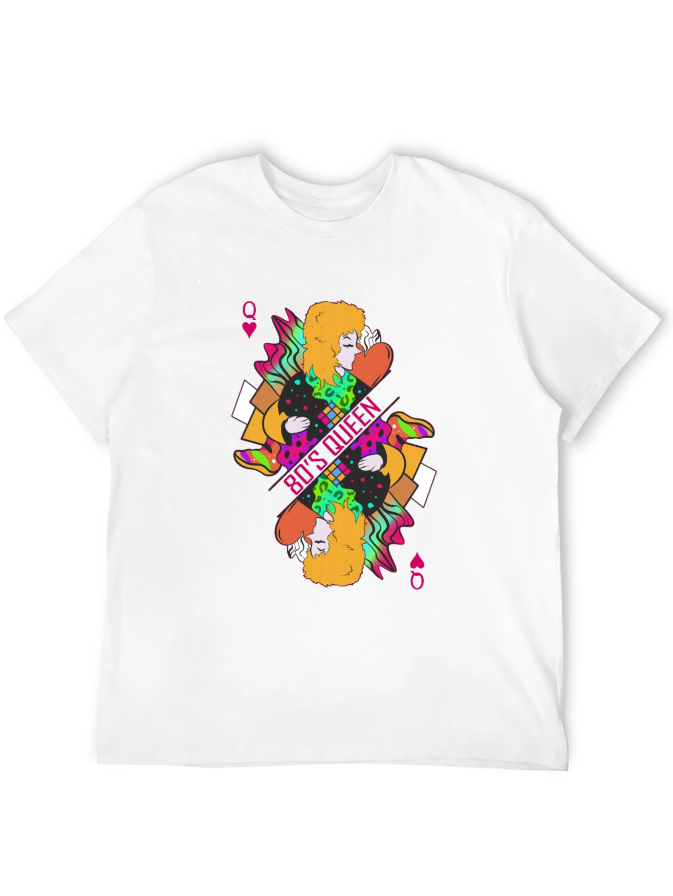 80s Queen Graphic Tee - Black