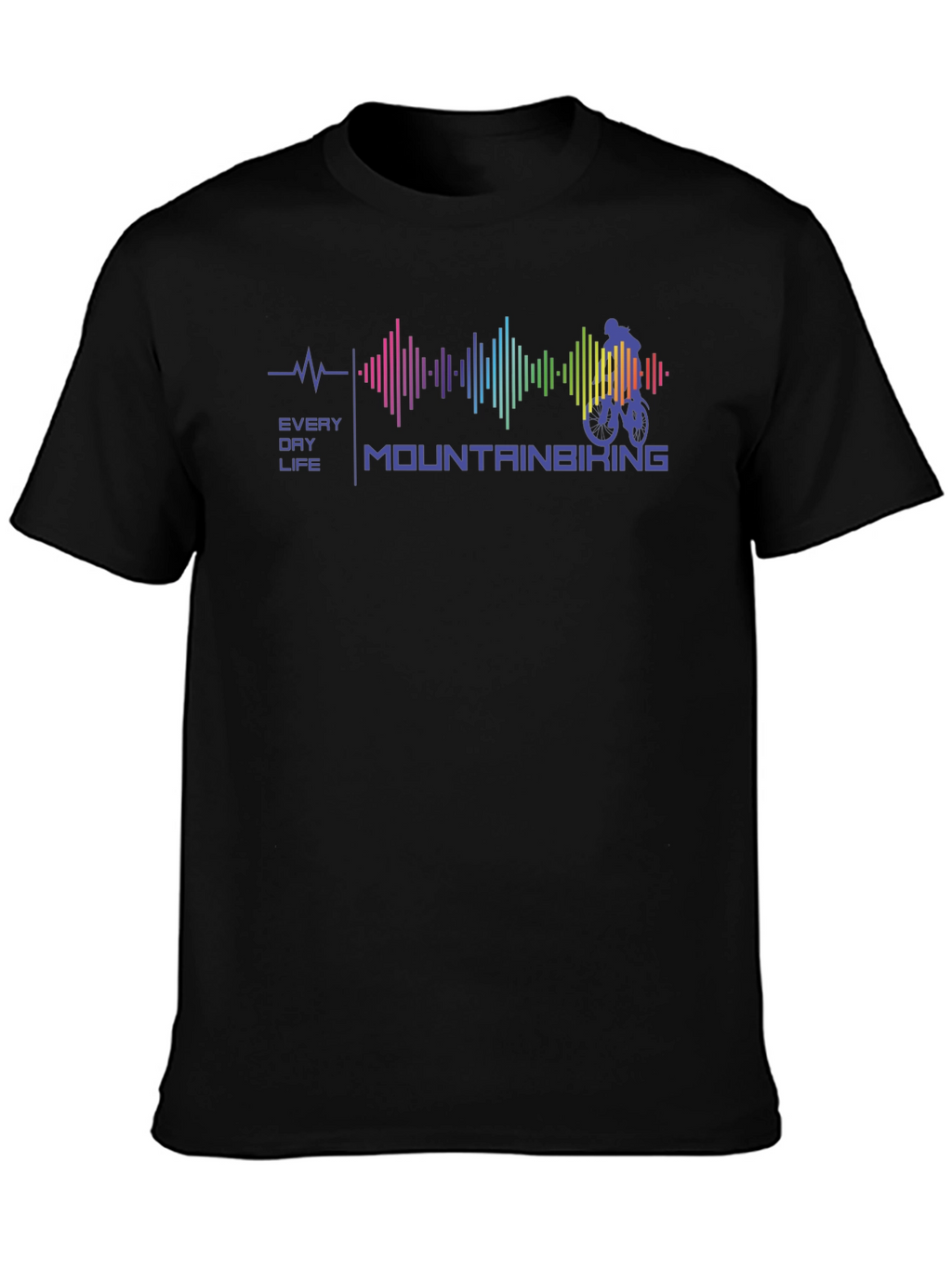 Mountain Biking Every Day Life Graphic Tee